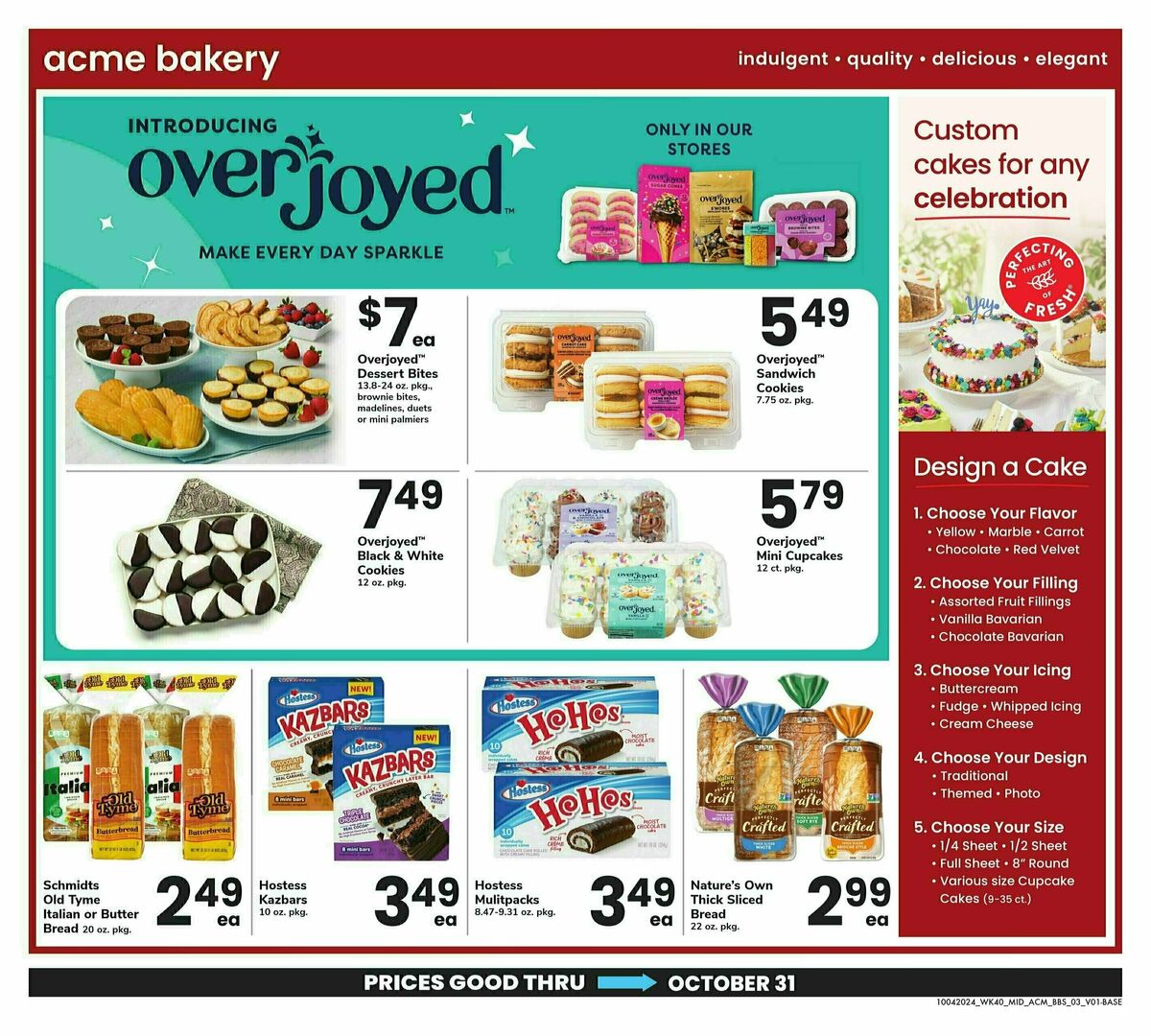 ACME Markets Big Book of Savings Weekly Ad from October 4