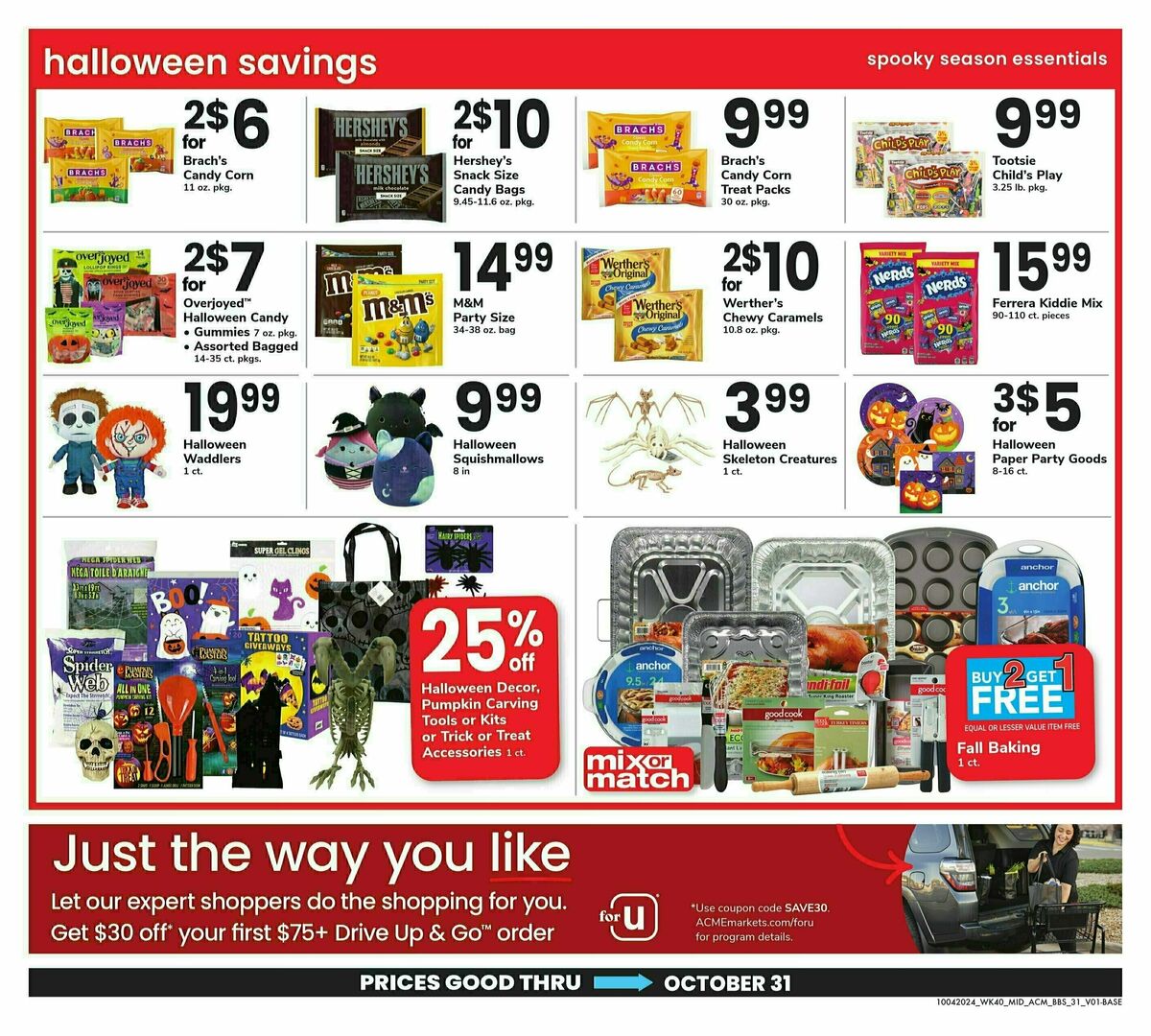 ACME Markets Big Book of Savings Weekly Ad from October 4