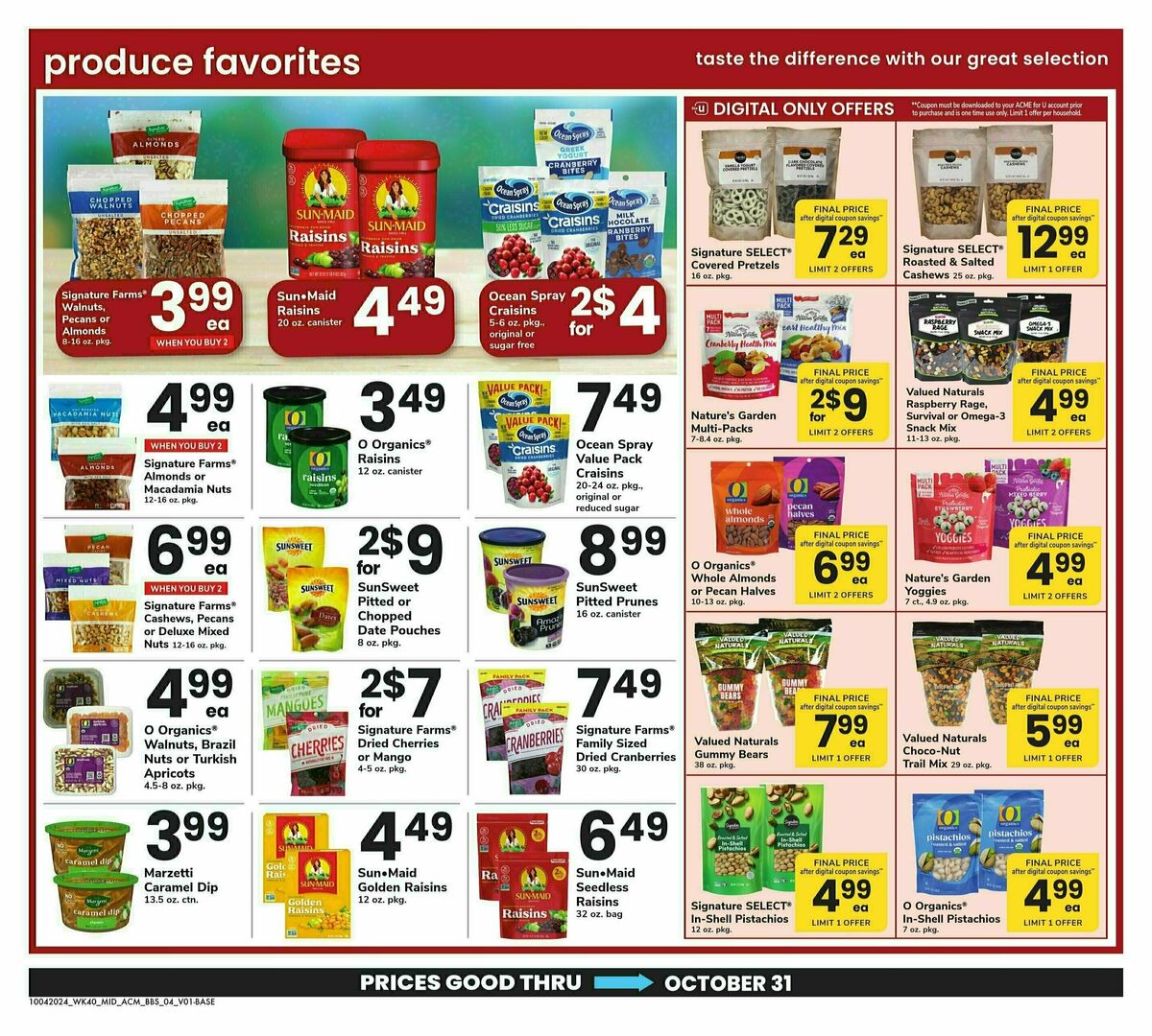 ACME Markets Big Book of Savings Weekly Ad from October 4