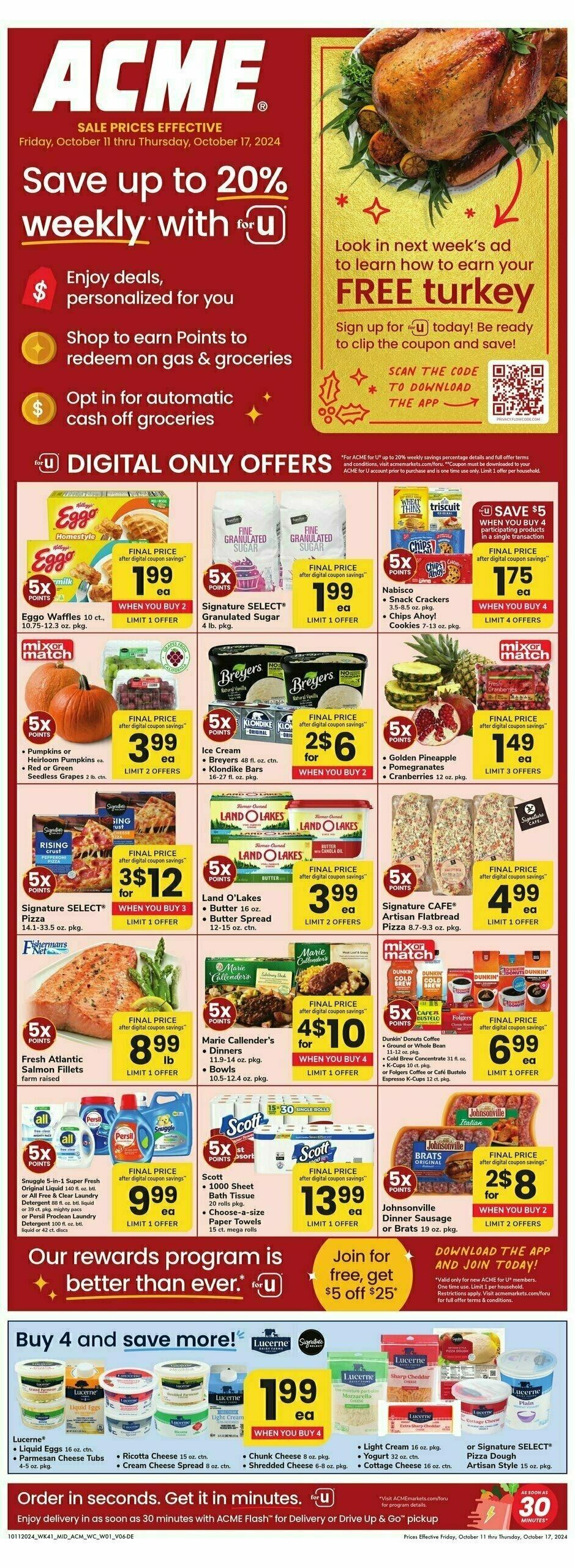 ACME Markets Weekly Ad from October 11