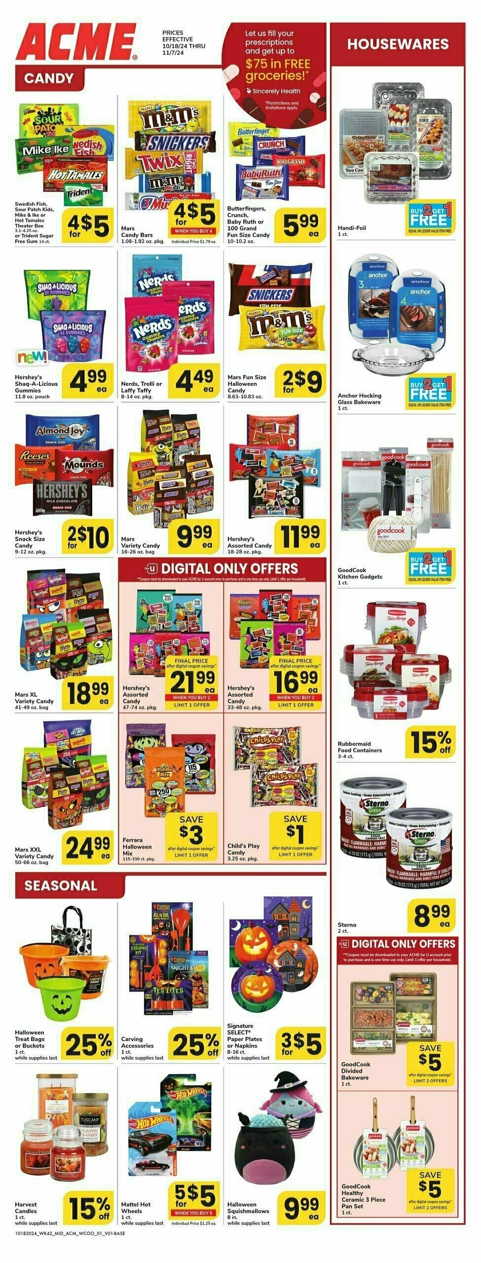 ACME Markets Weekly Ad from October 18