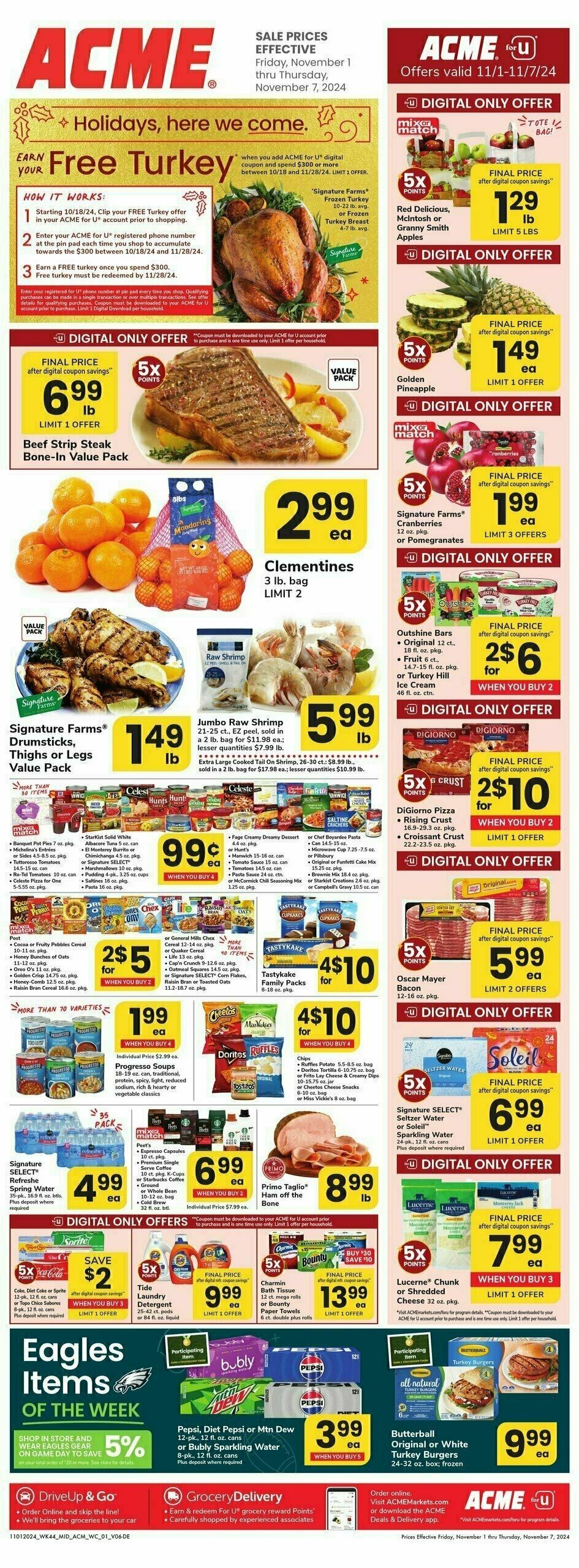 ACME Markets Weekly Ad from November 1