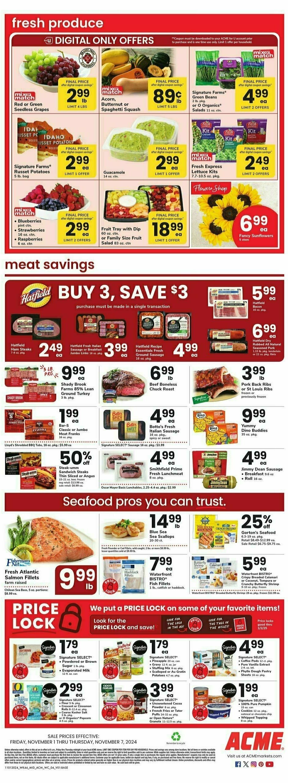 ACME Markets Weekly Ad from November 1