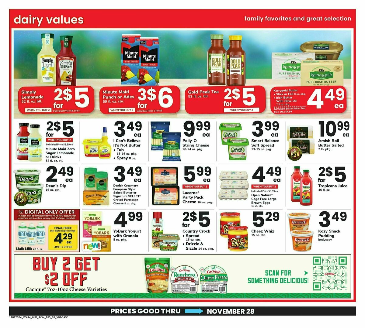 ACME Markets Weekly Ad from November 1