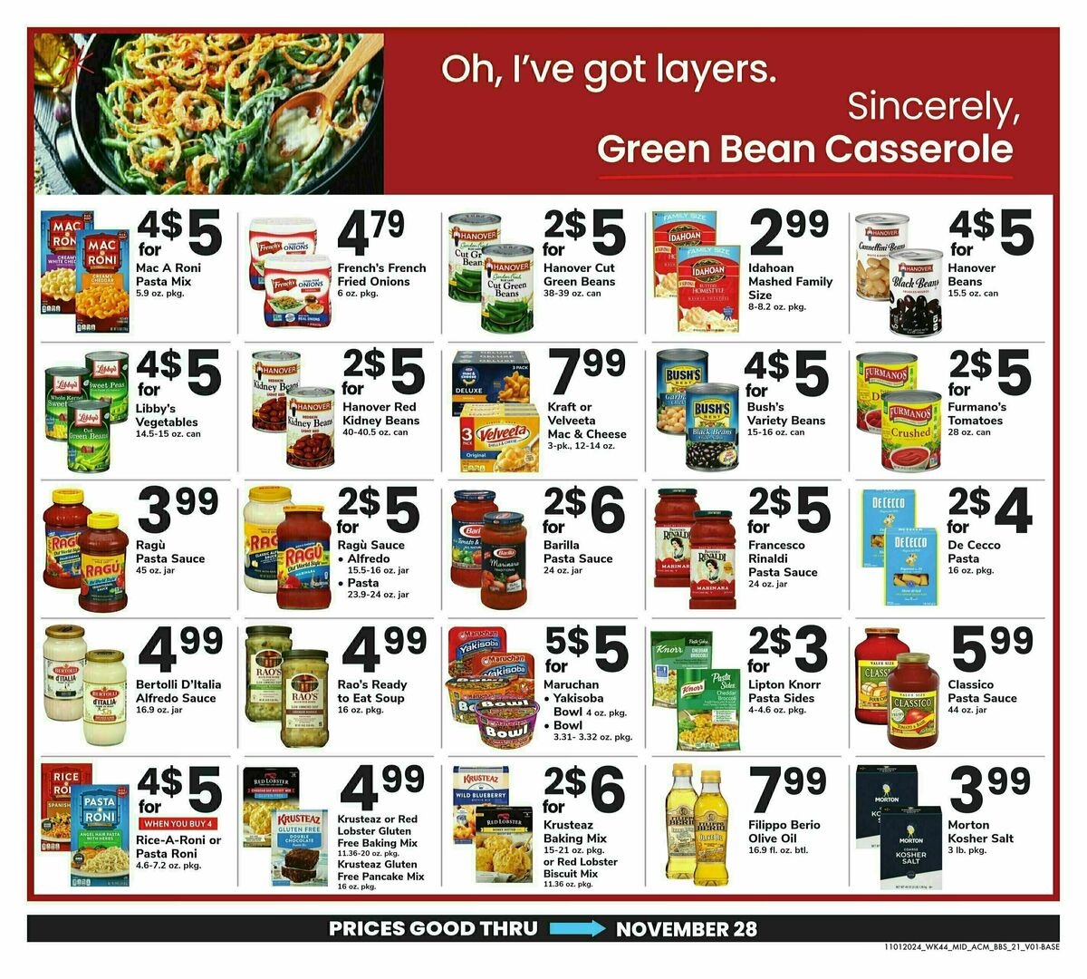 ACME Markets Weekly Ad from November 1