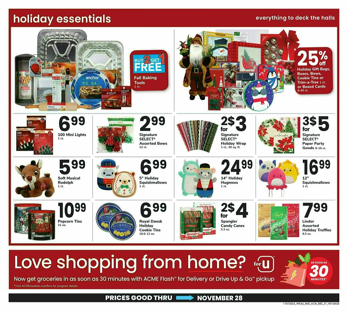 ACME Markets Weekly Ad from November 1