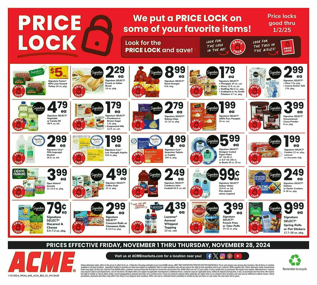 ACME Markets Weekly Ad from November 1