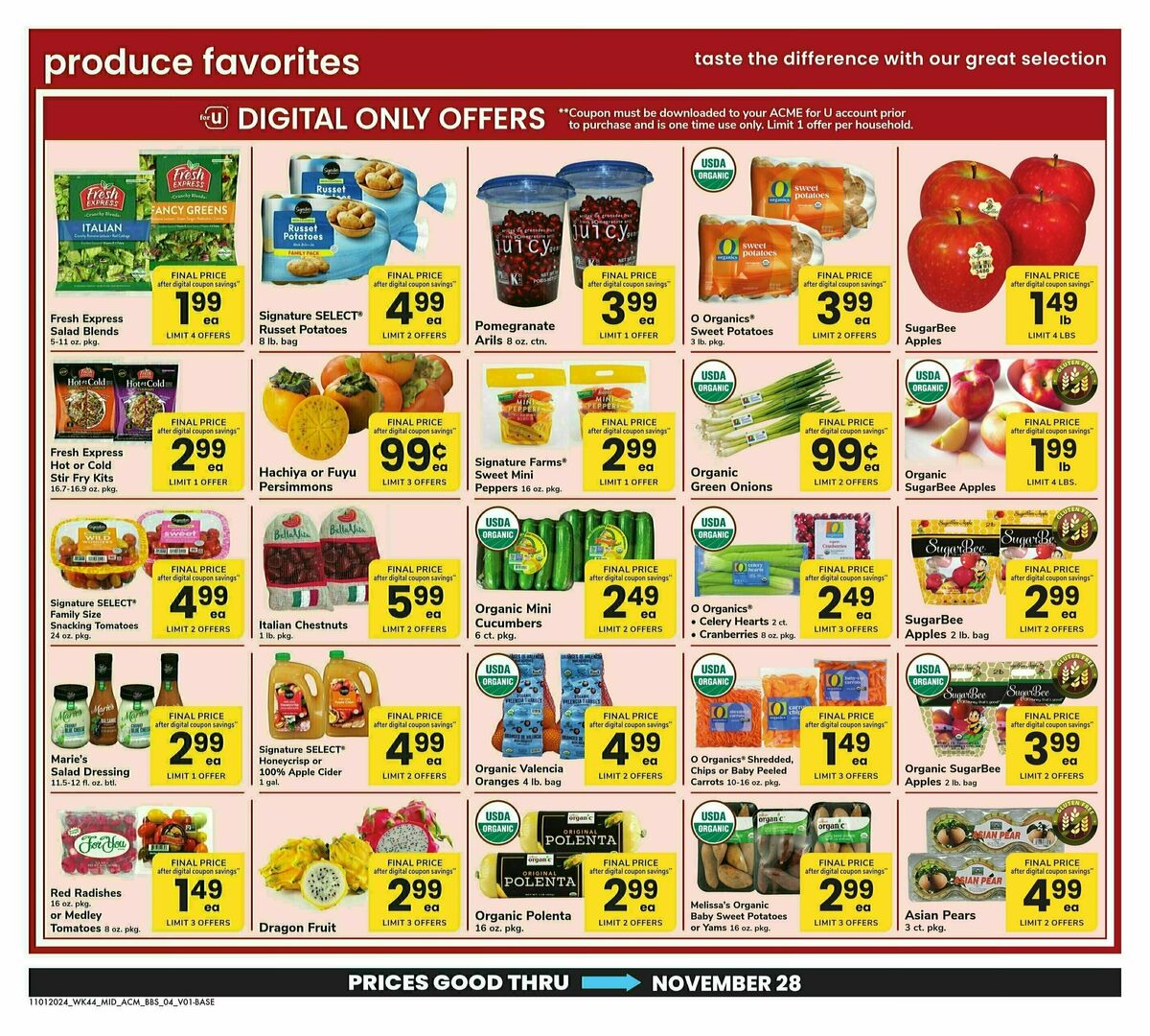 ACME Markets Weekly Ad from November 1