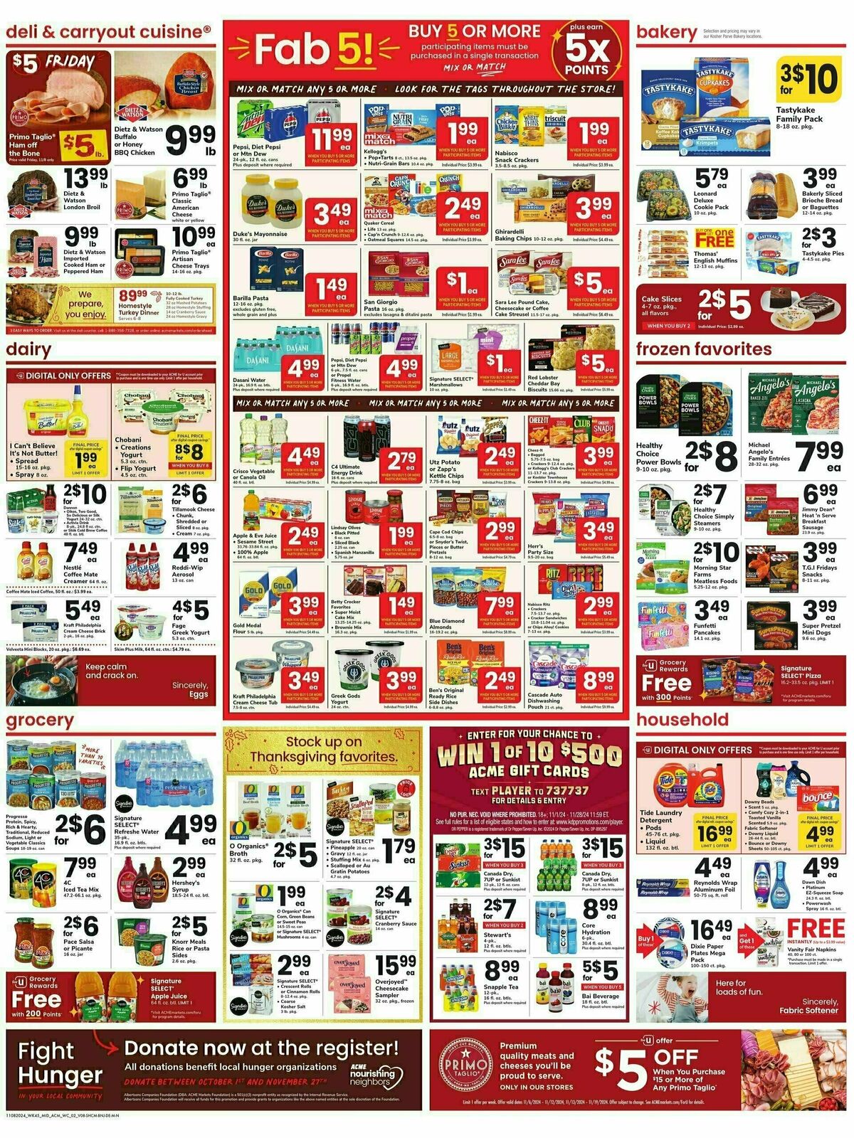 ACME Markets Weekly Ad from November 8