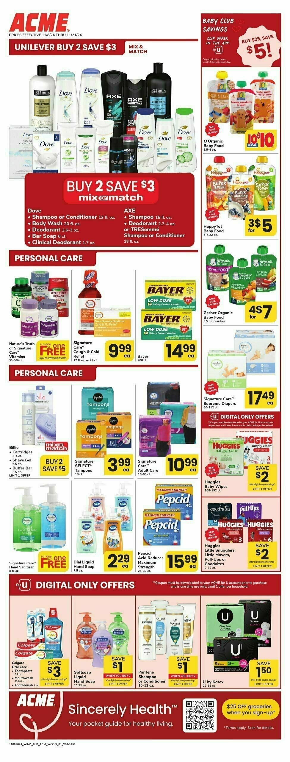 ACME Markets Weekly Ad from November 8