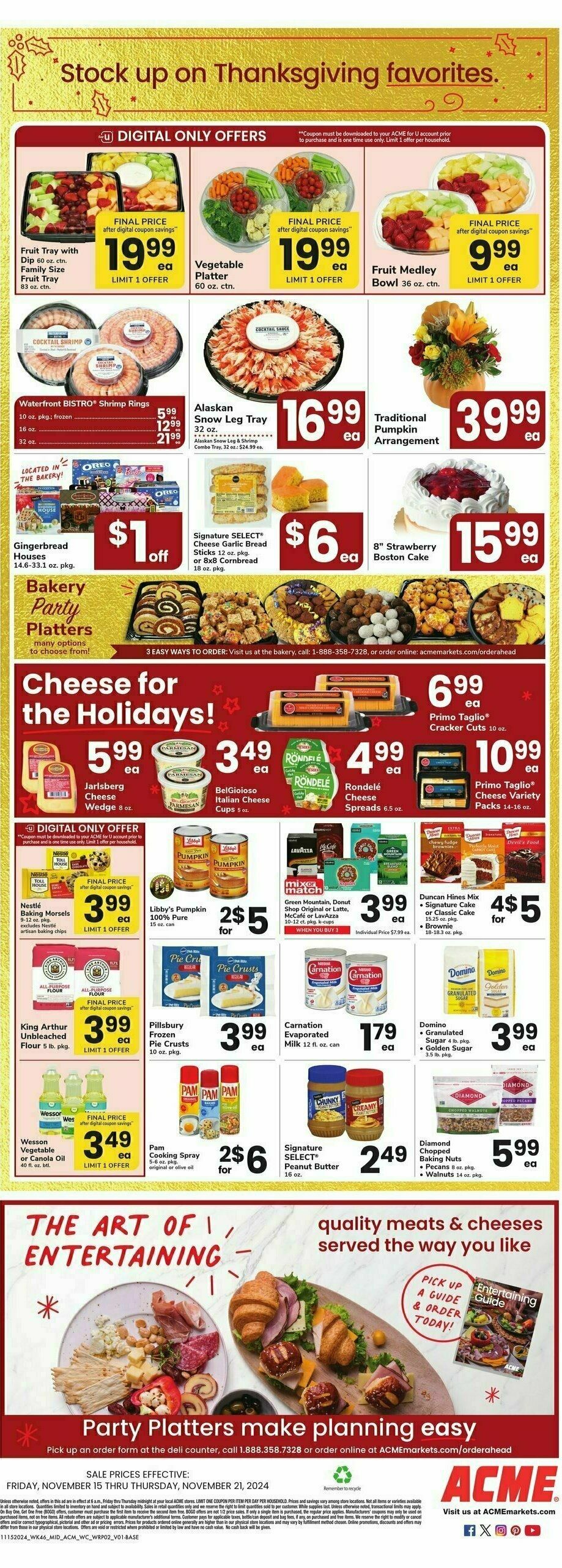 ACME Markets Weekly Ad from November 15