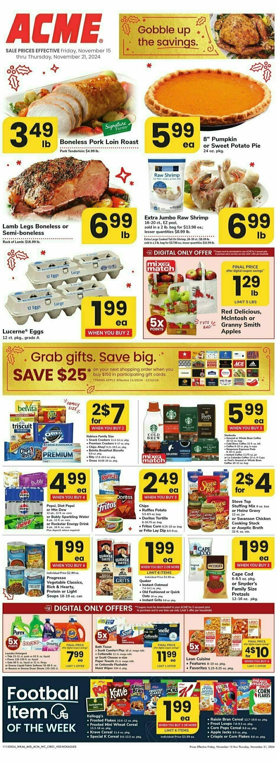 ACME Markets Weekly Ad from November 15