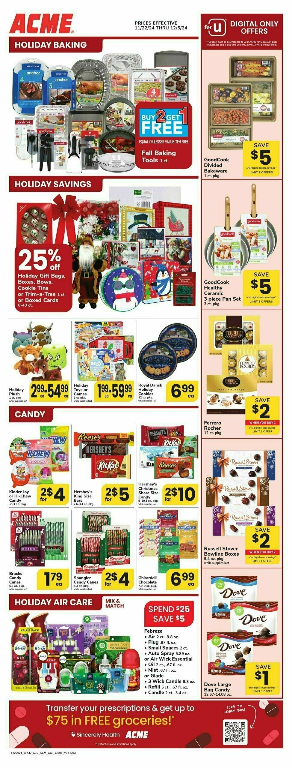 ACME Markets Weekly Ad from November 22