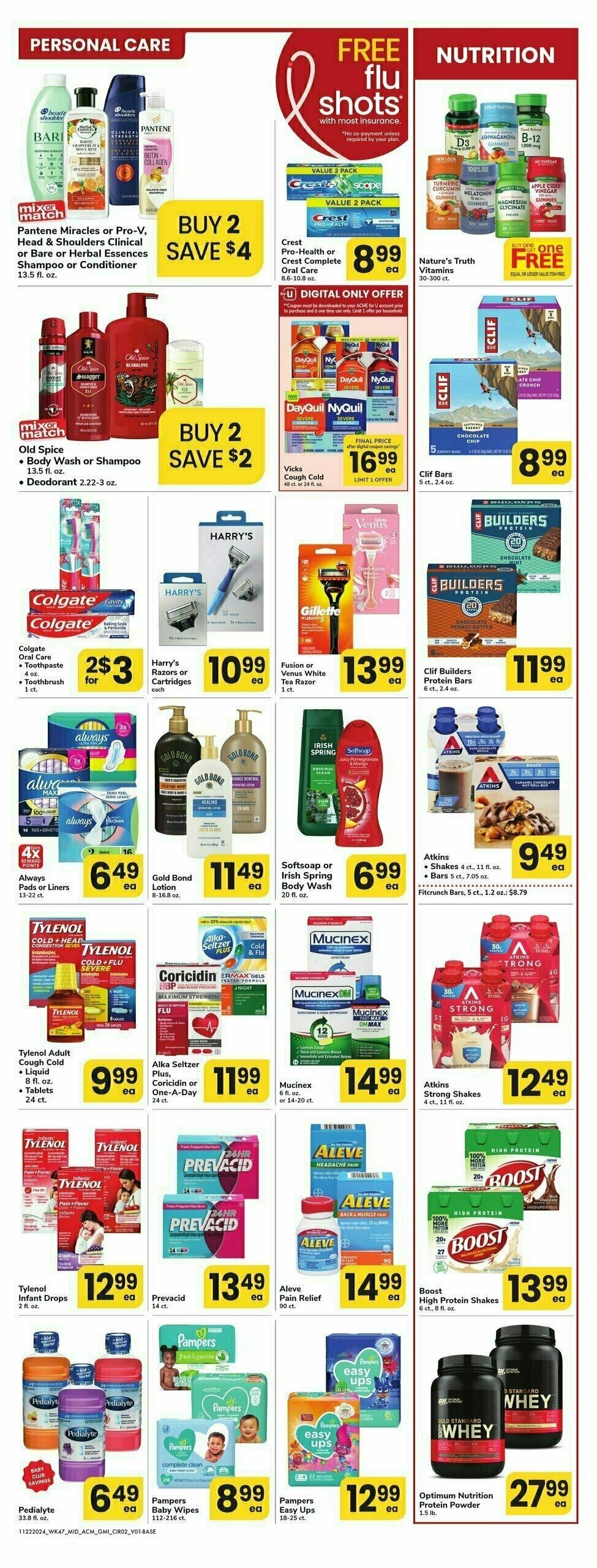 ACME Markets Weekly Ad from November 22