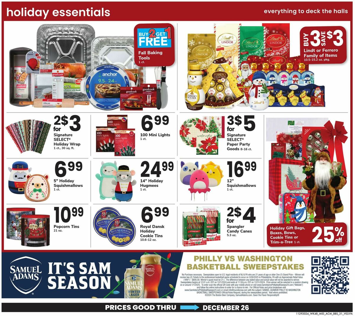 ACME Markets Big Book Savings Weekly Ad from November 29