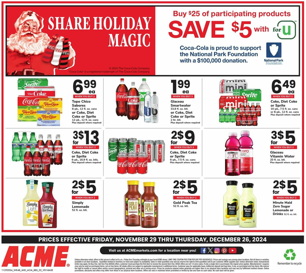 ACME Markets Big Book Savings Weekly Ad from November 29