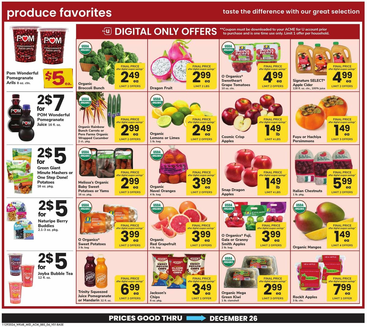 ACME Markets Big Book Savings Weekly Ad from November 29