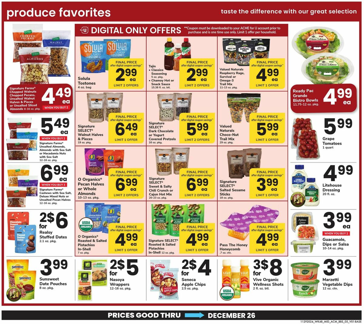 ACME Markets Big Book Savings Weekly Ad from November 29