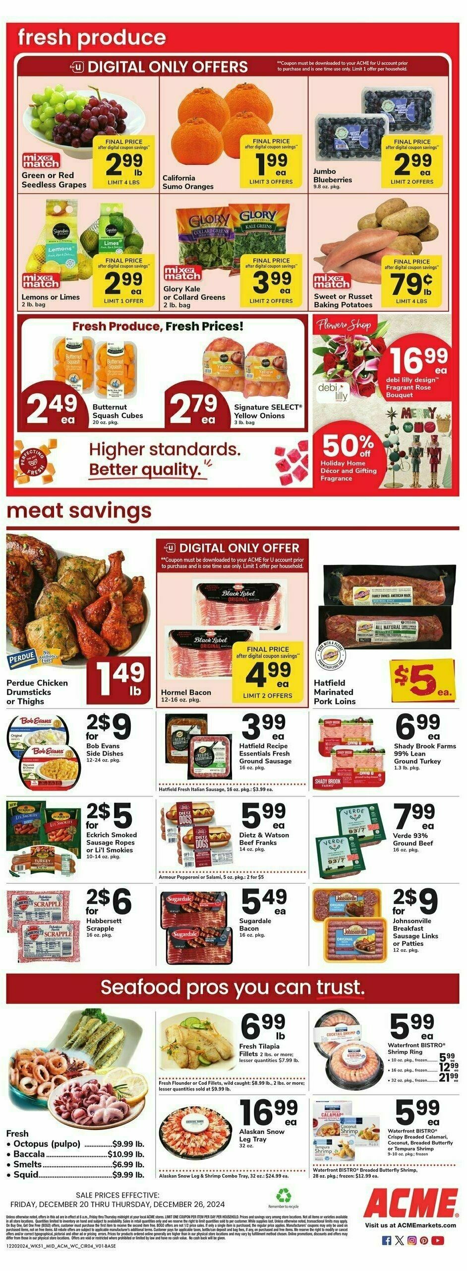 ACME Markets Weekly Ad from December 20