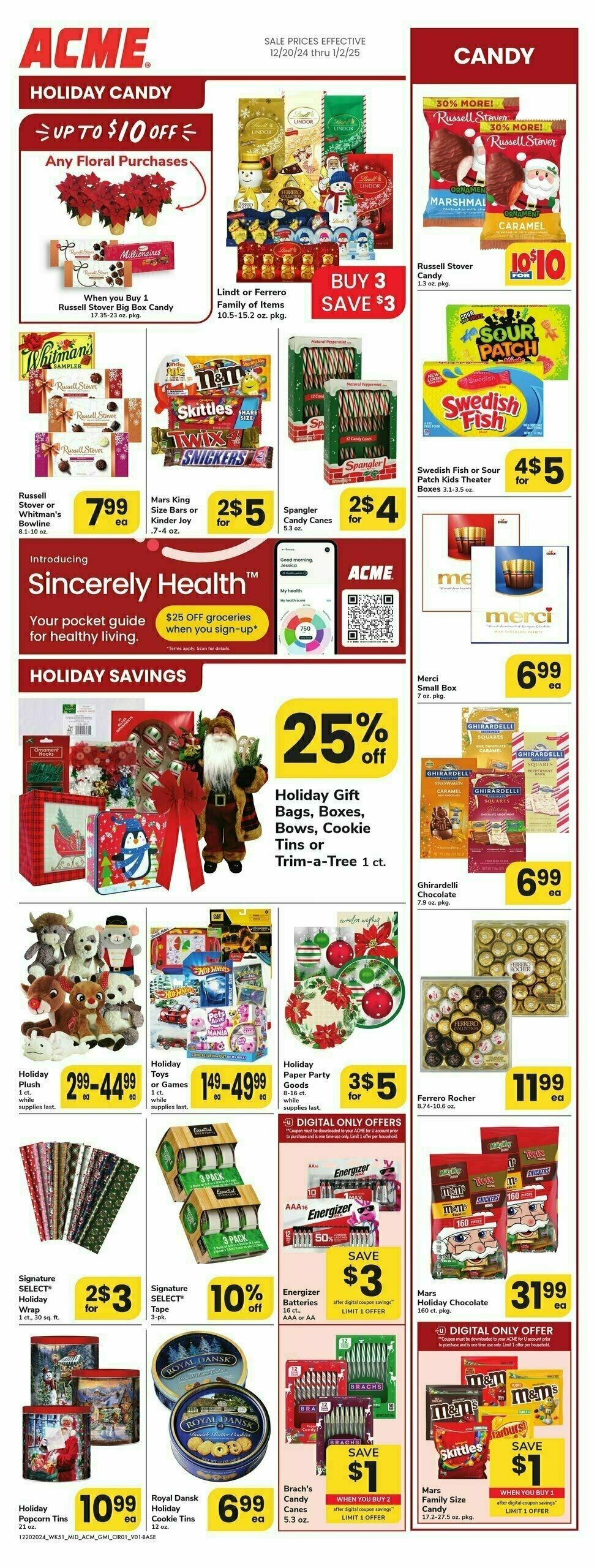 ACME Markets Weekly Ad from December 20