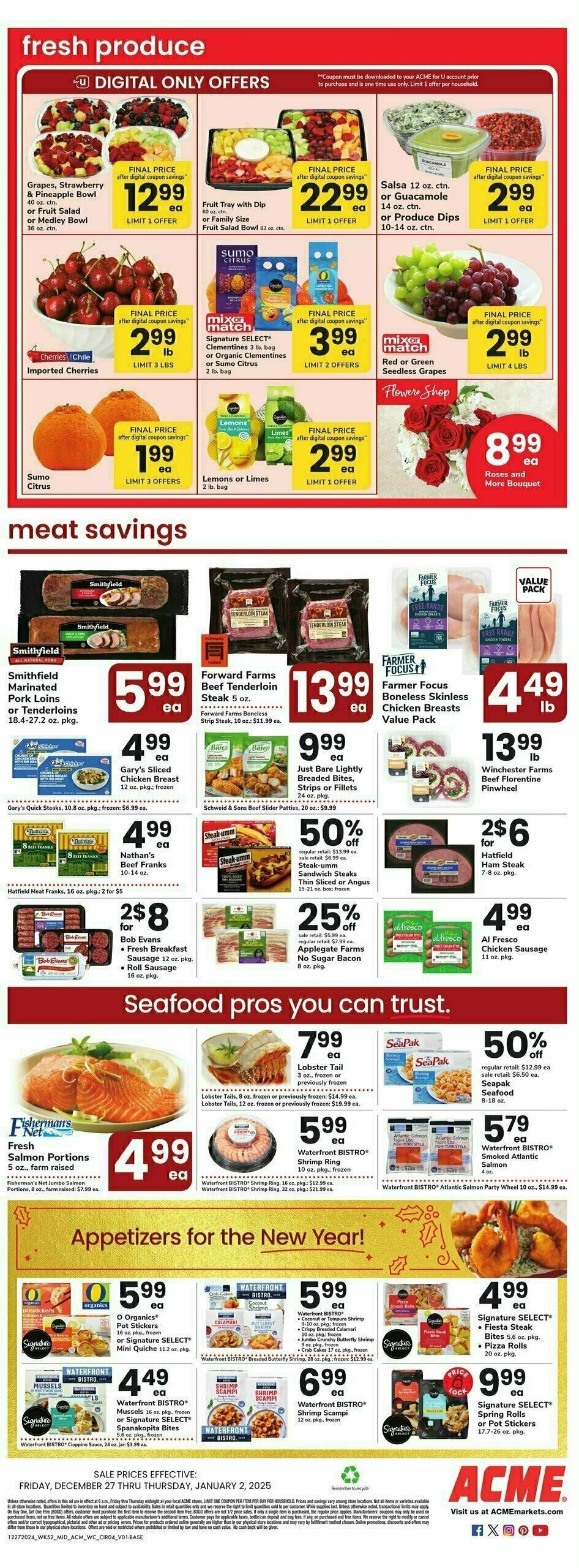 ACME Markets Weekly Ad from December 27