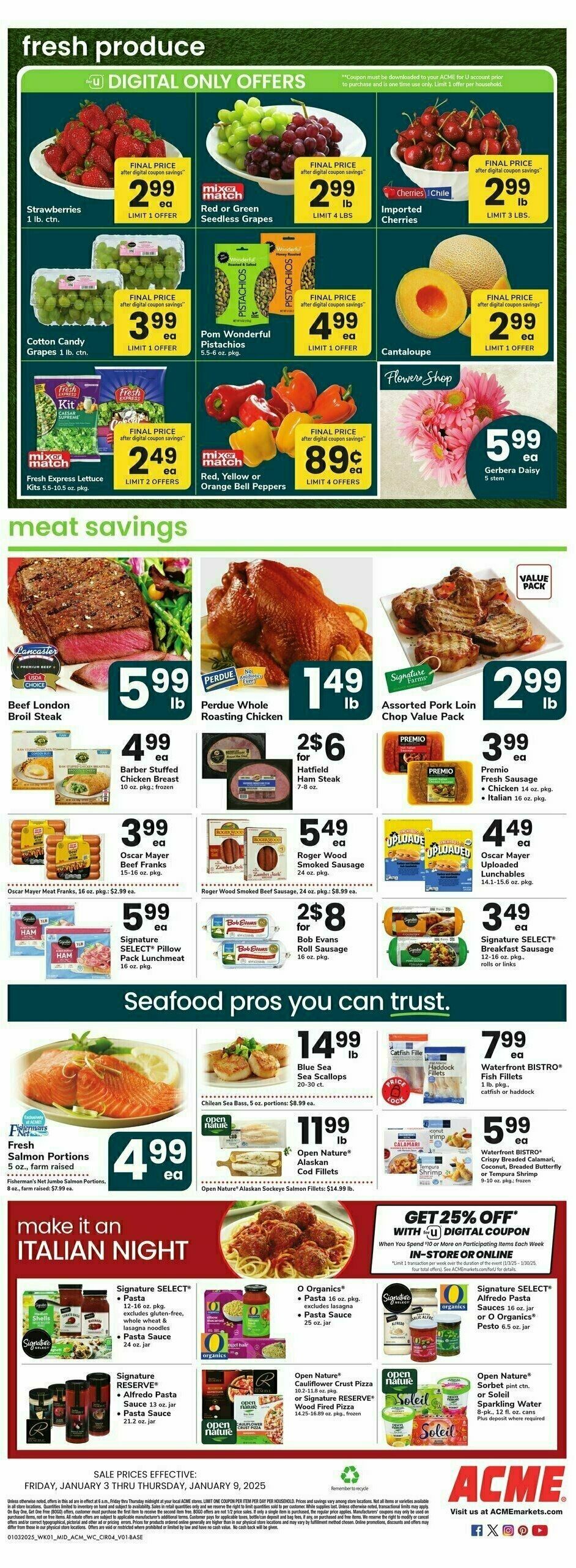 ACME Markets Weekly Ad from January 3