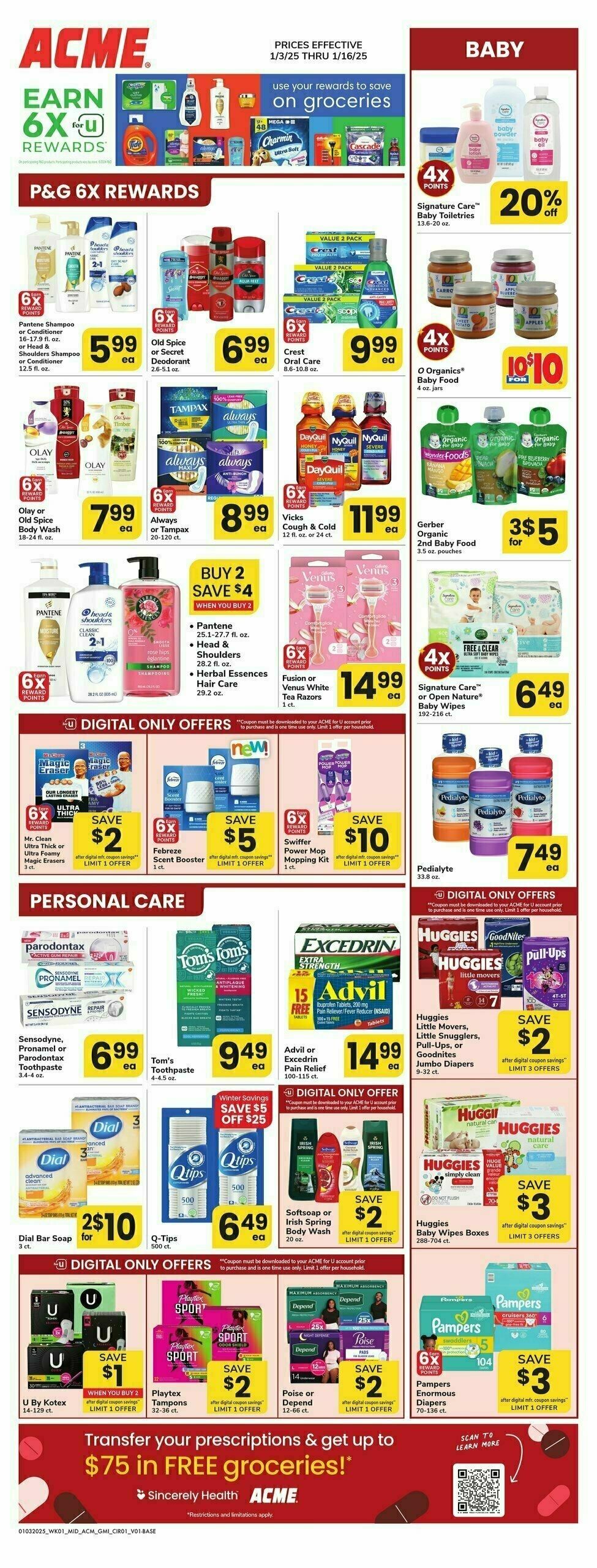 ACME Markets Weekly Ad from January 3