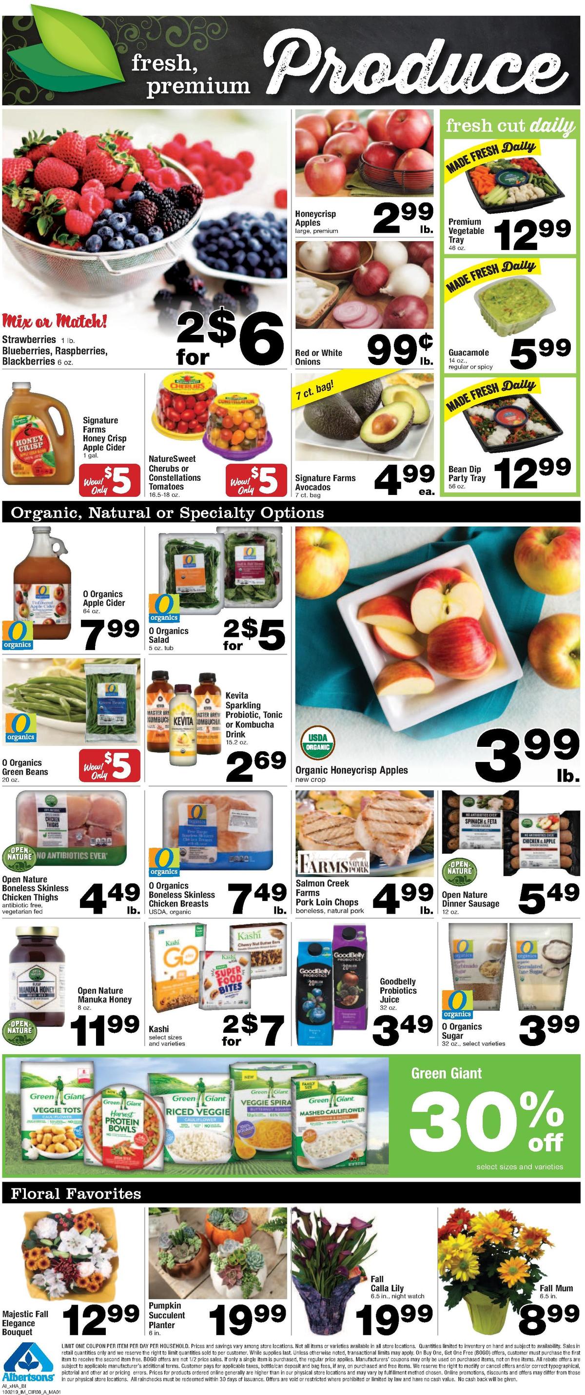 Albertsons Weekly Ad from October 2