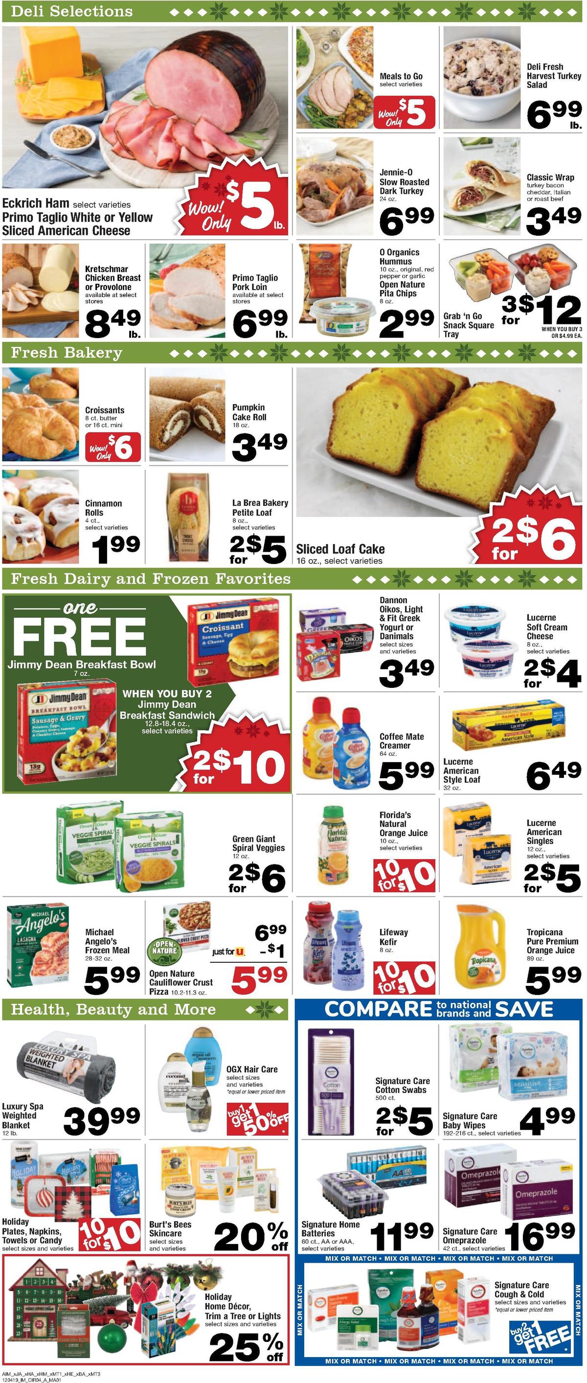 Albertsons Weekly Ad from December 4