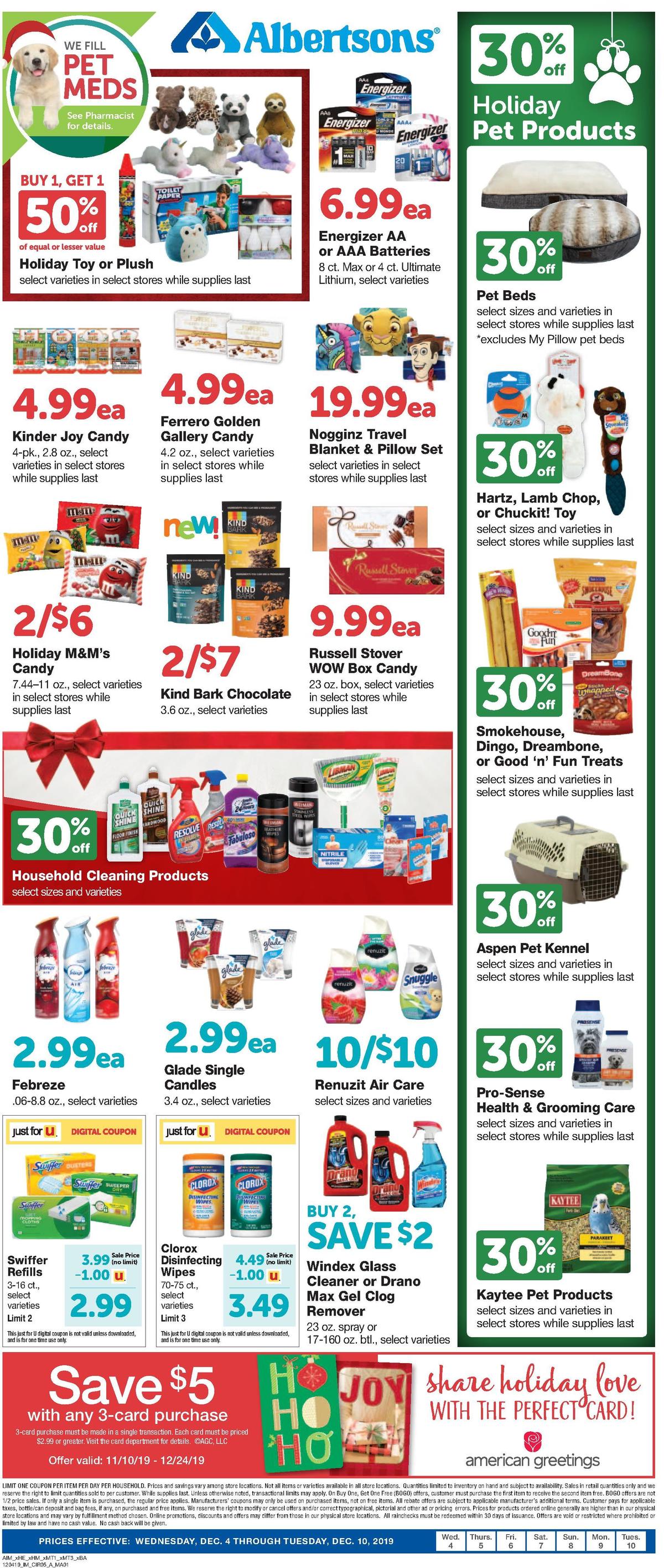 Albertsons Weekly Ad from December 4