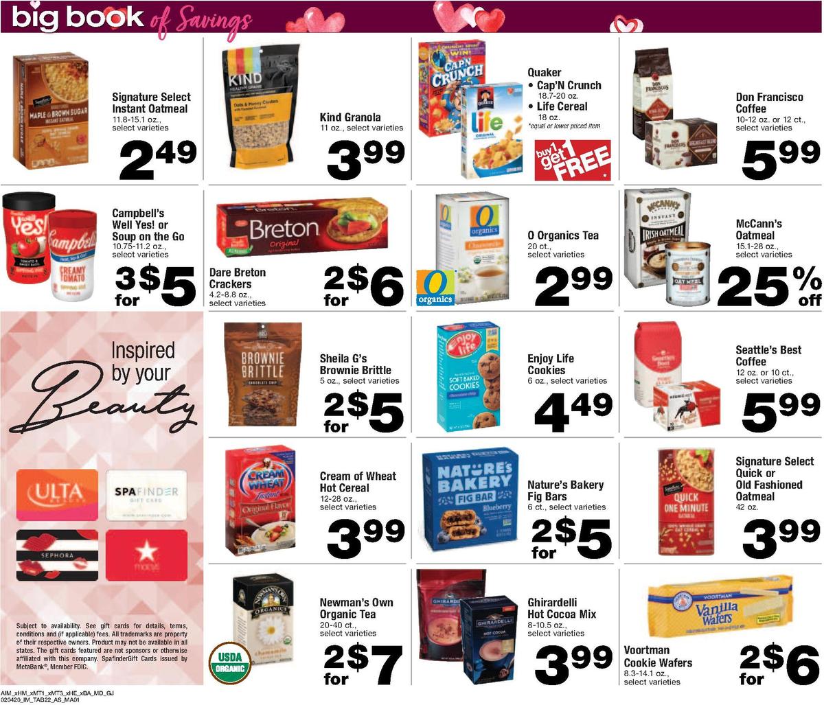 Albertsons Magazine Weekly Ad from February 4