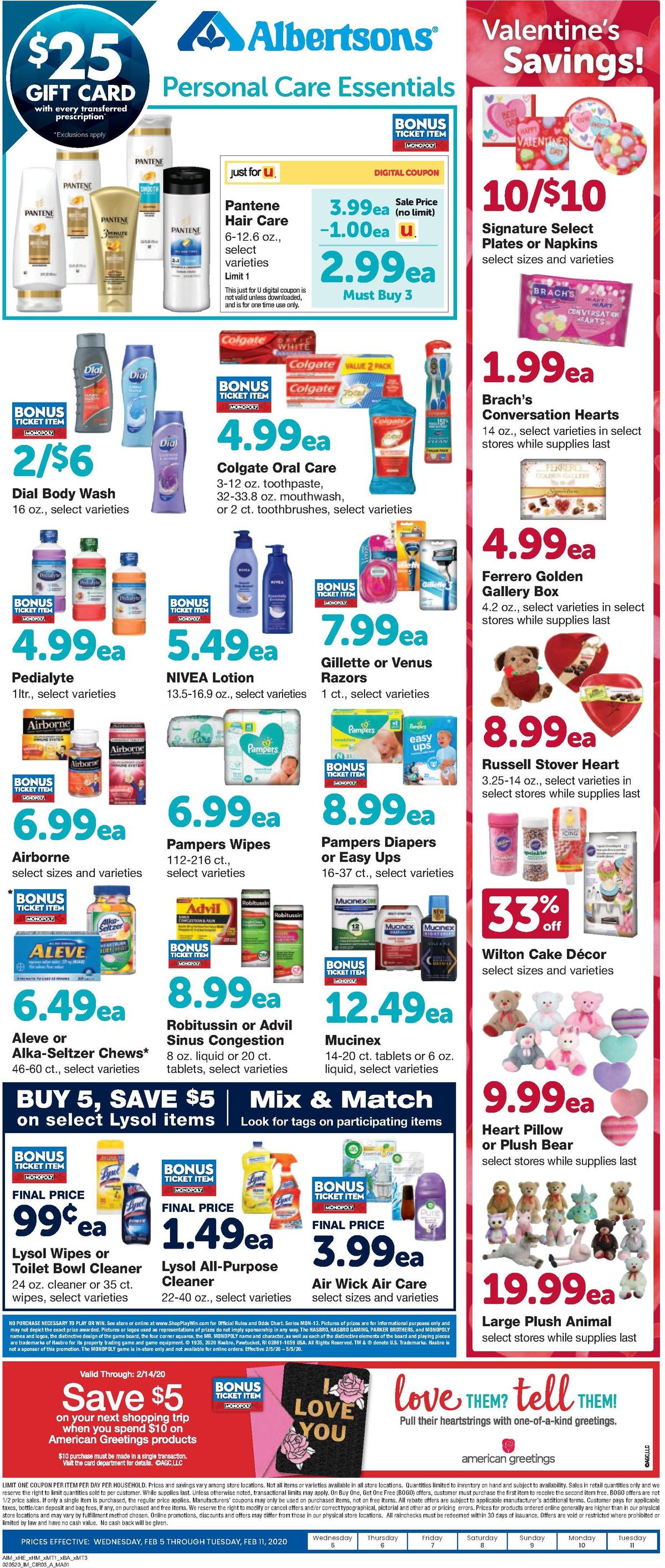 Albertsons Weekly Ad from February 5