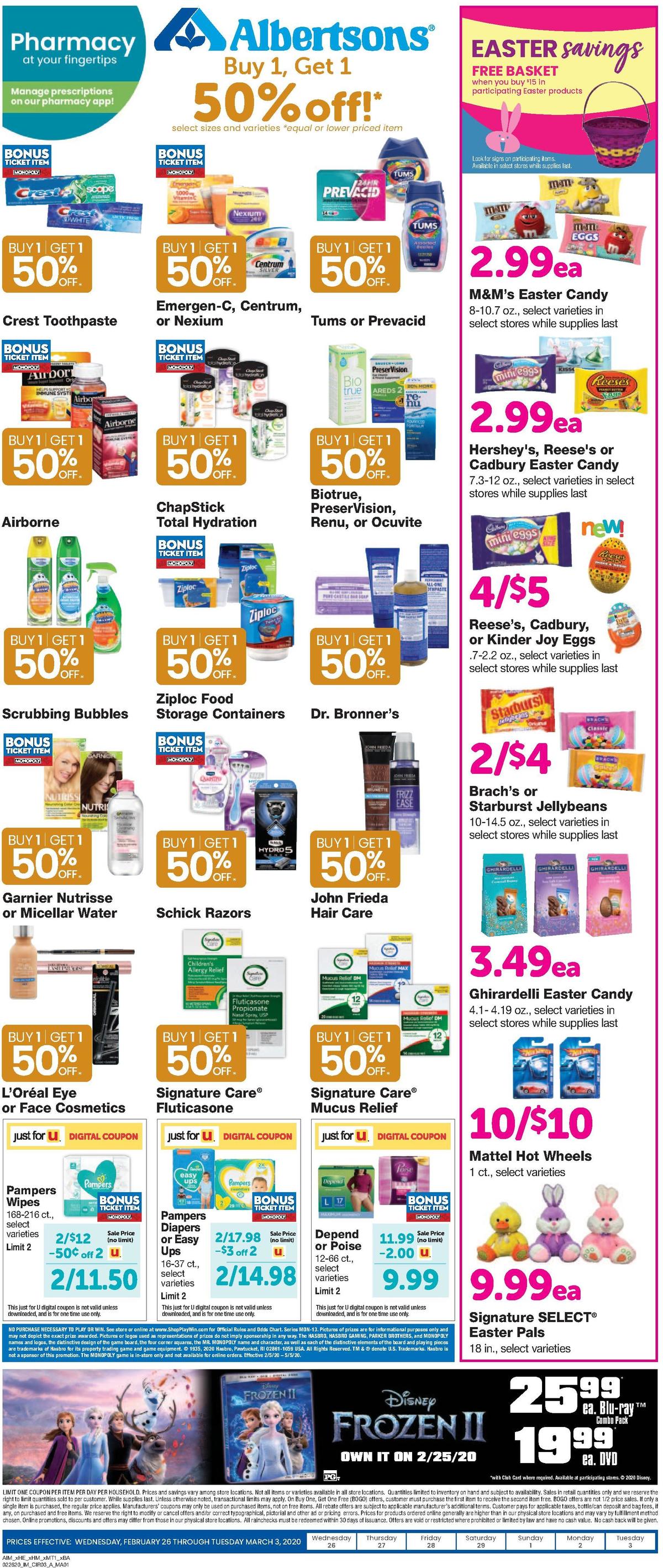 Albertsons Weekly Ad from February 26