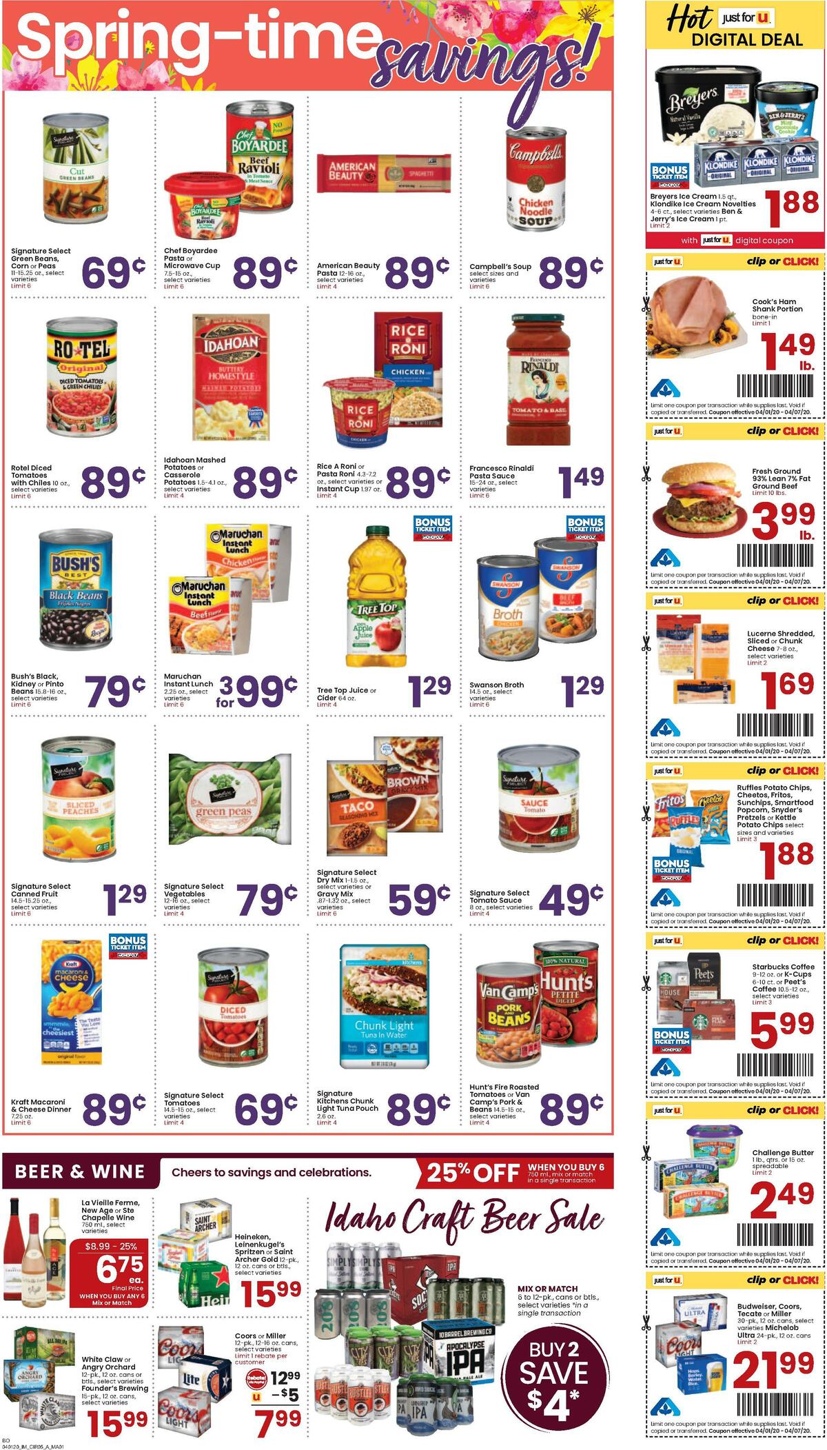Albertsons Weekly Ad from April 1