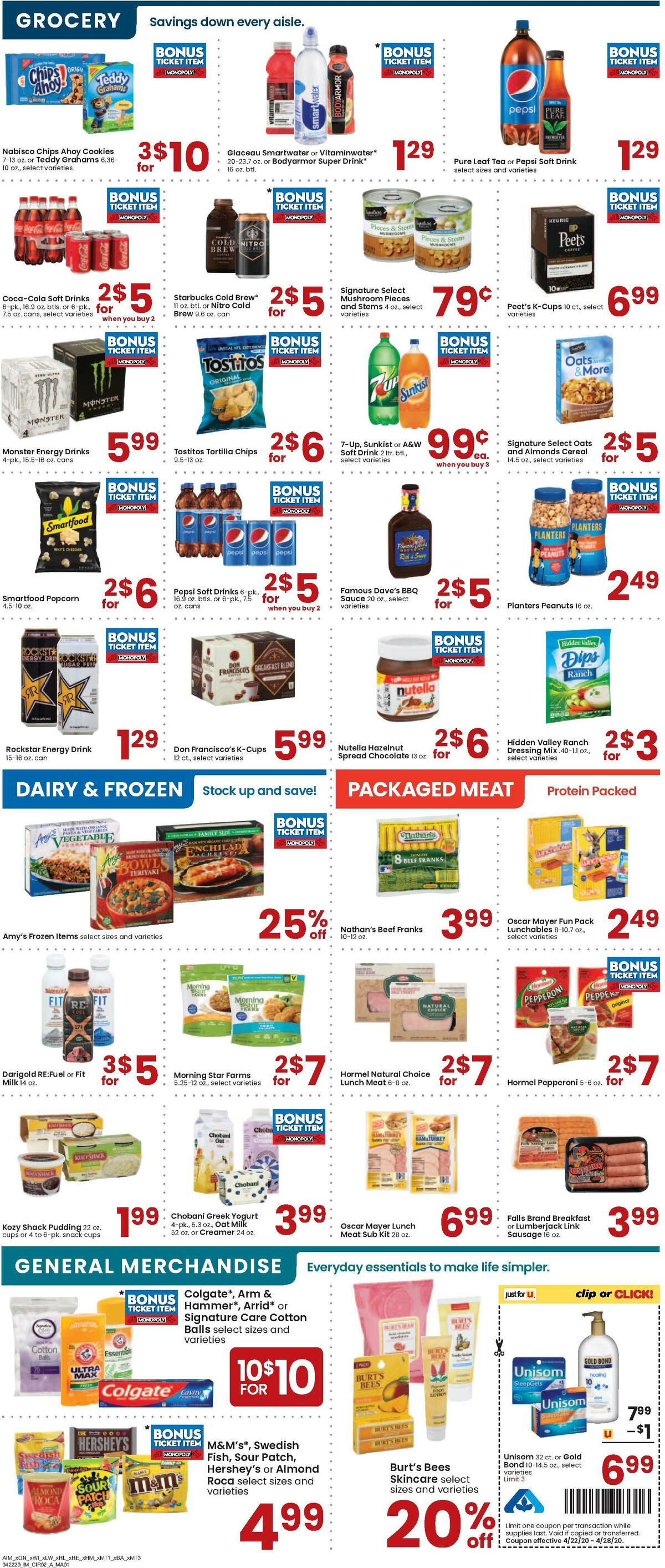 Albertsons Weekly Ad from April 22