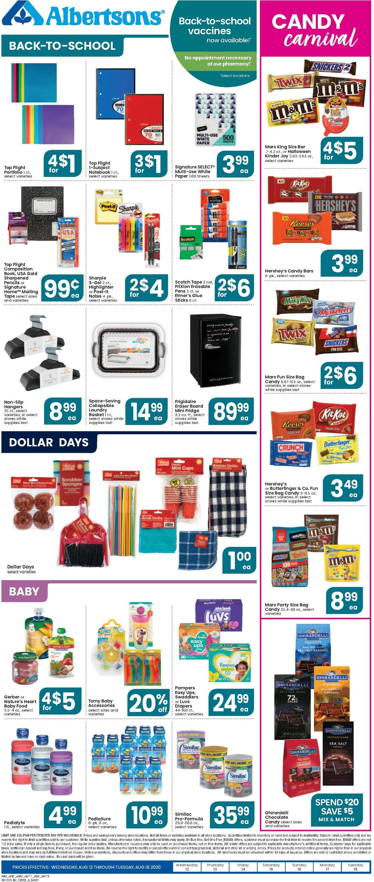 Albertsons Weekly Ad from August 12