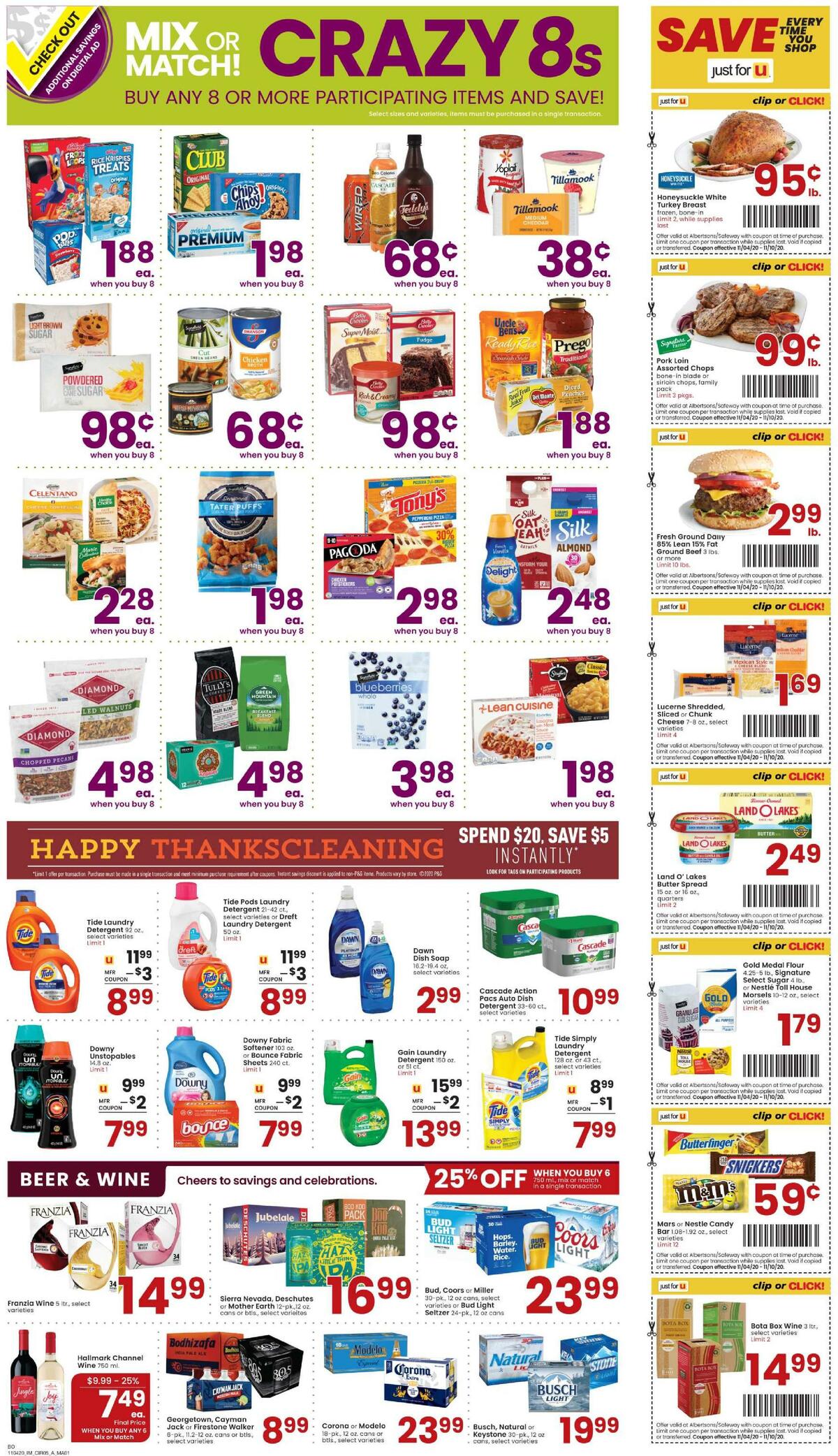 Albertsons Weekly Ad from November 4