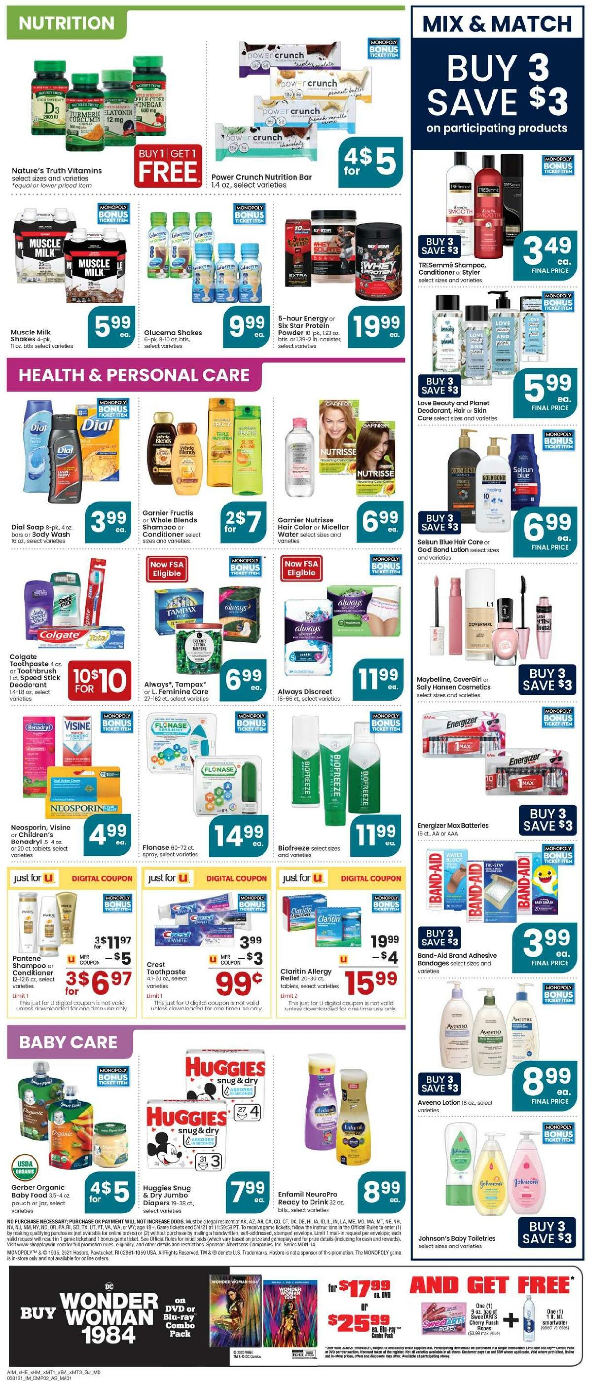 Albertsons Weekly Ad from March 31