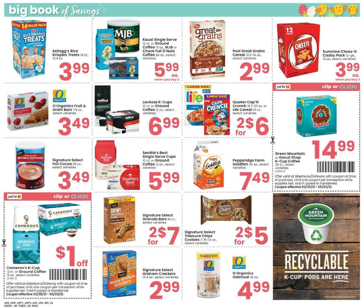 Albertsons Big Book of Savings Weekly Ad from March 30