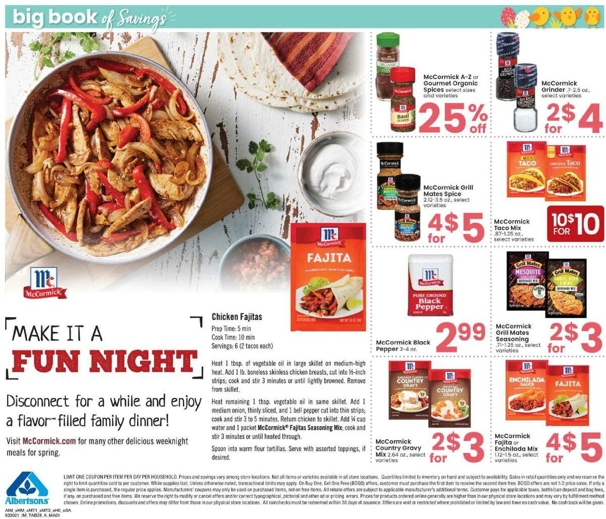 Albertsons Big Book of Savings Weekly Ad from March 30