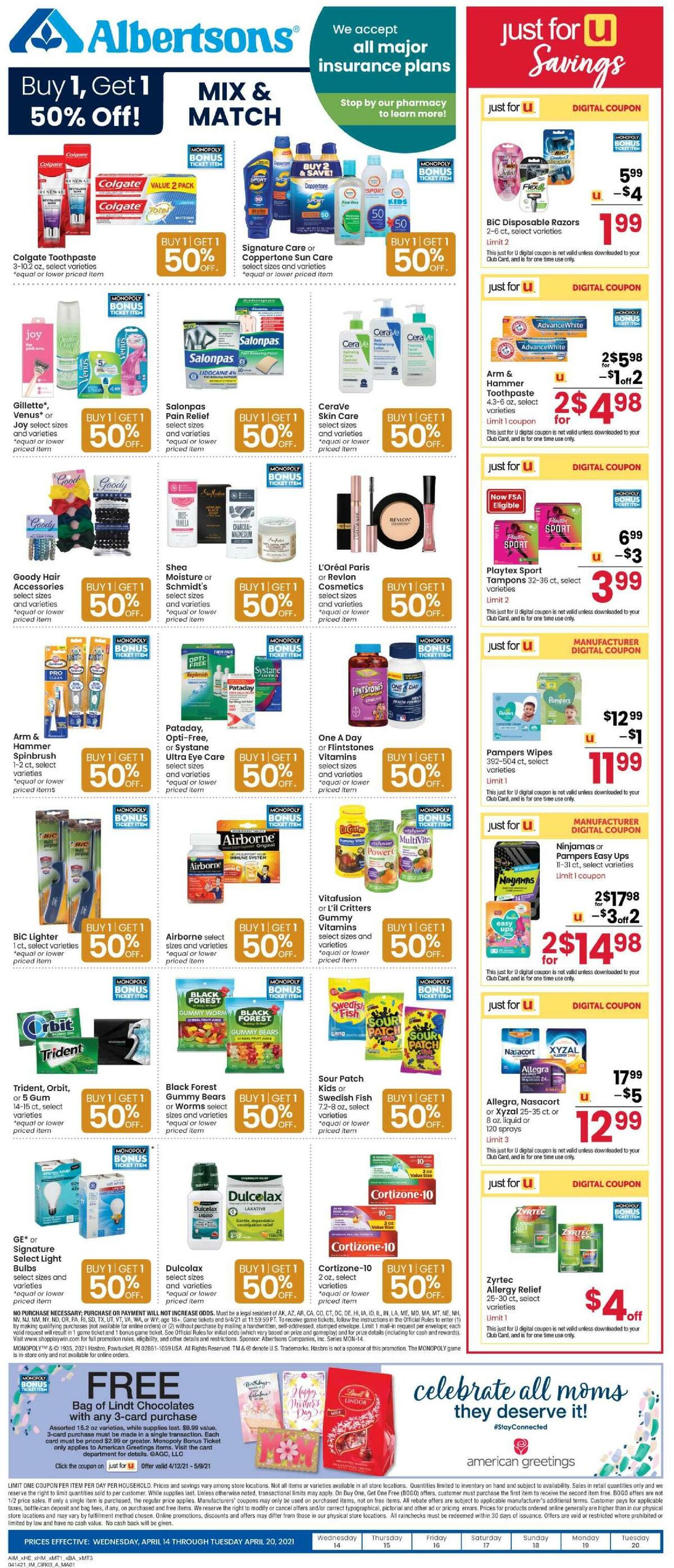 Albertsons Weekly Ad from April 14