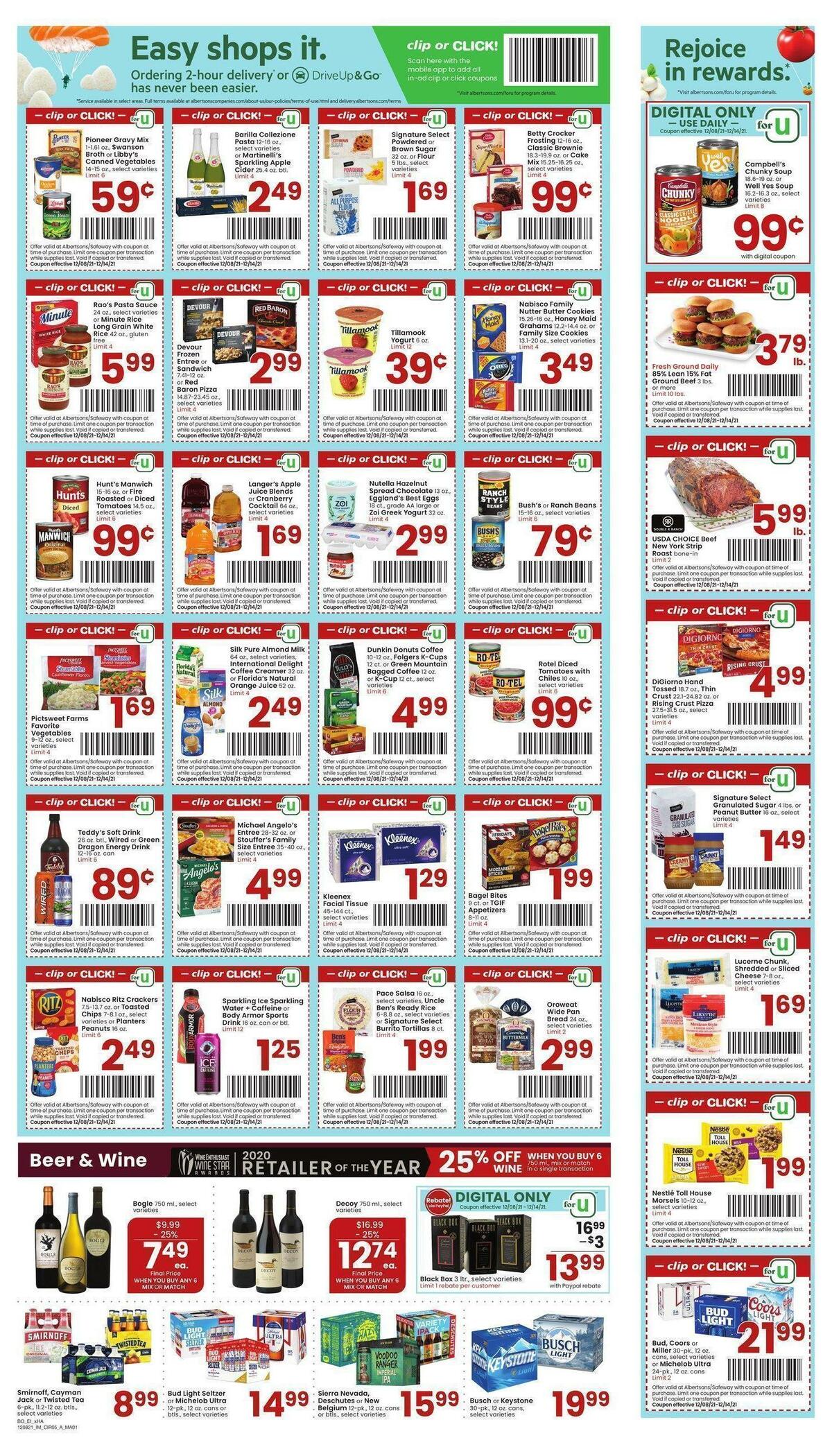 Albertsons Weekly Ad from December 8