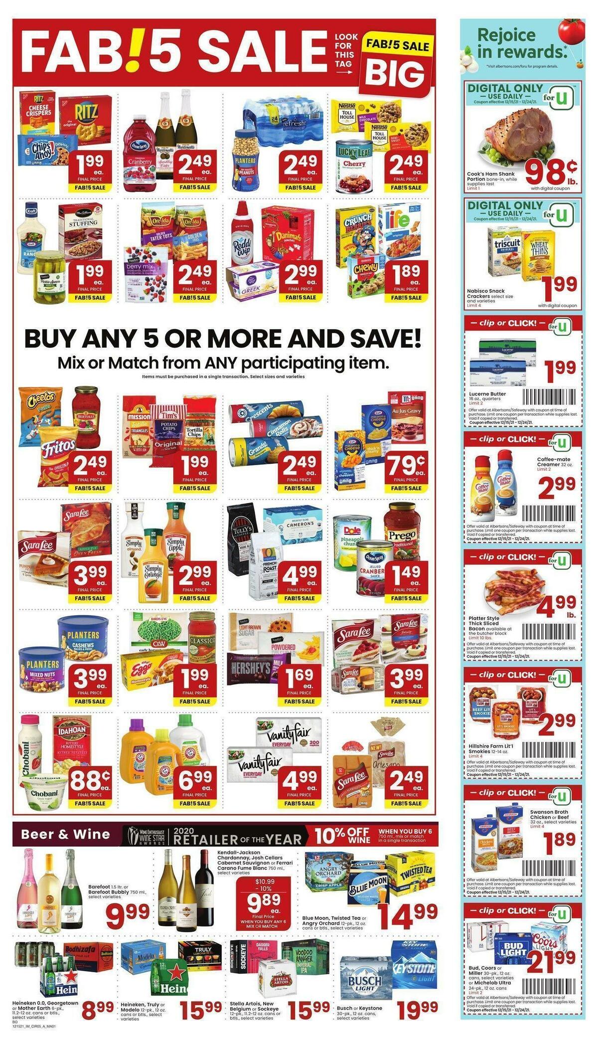 Albertsons Weekly Ad from December 15