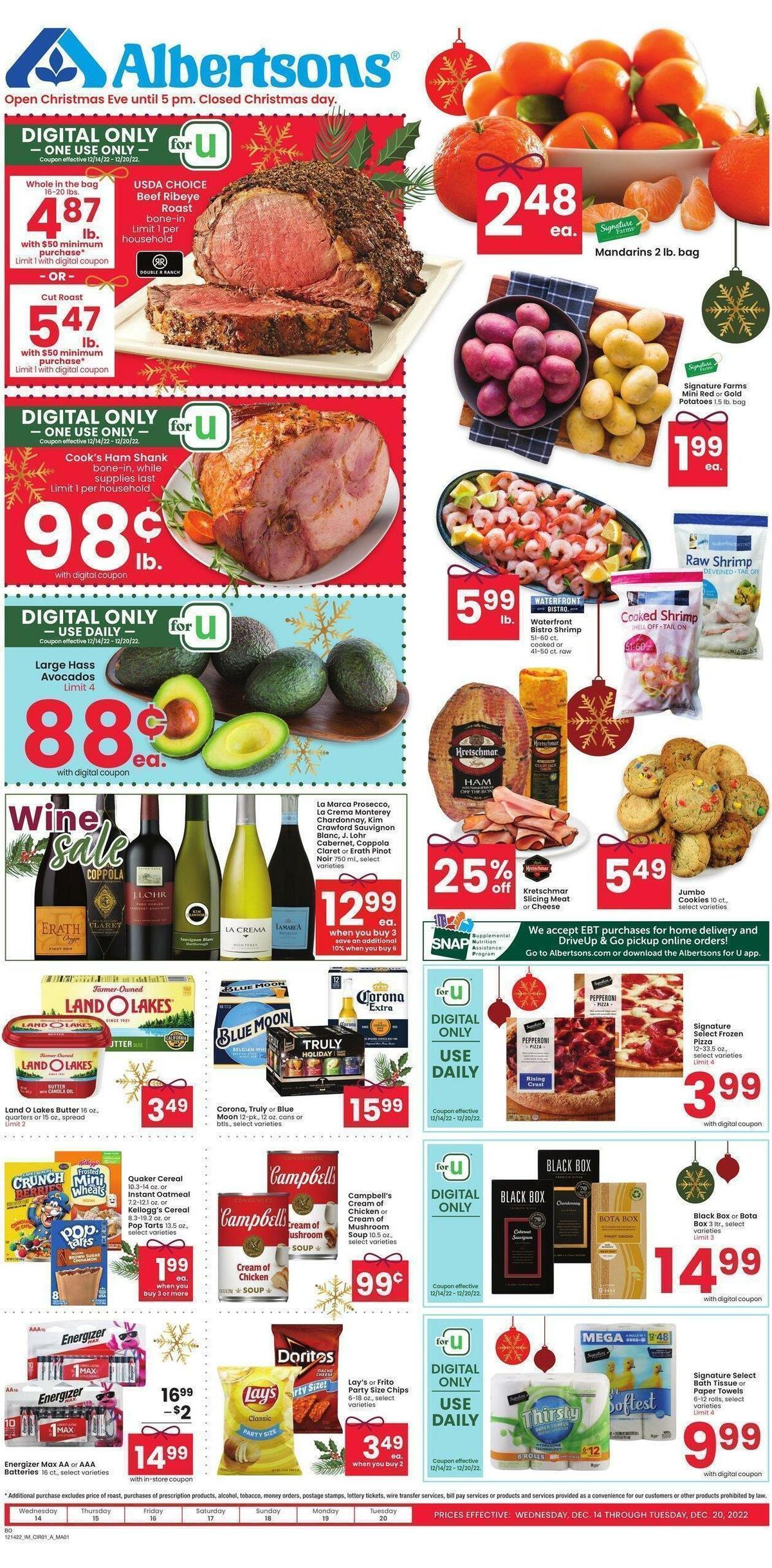 Albertsons Weekly Ad from December 14