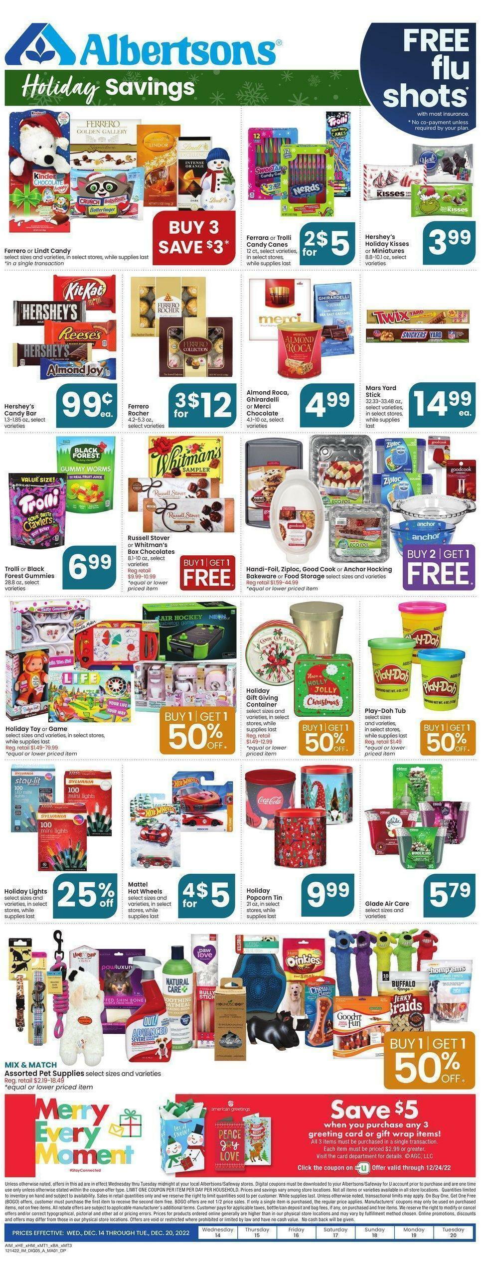 Albertsons Weekly Ad from December 14