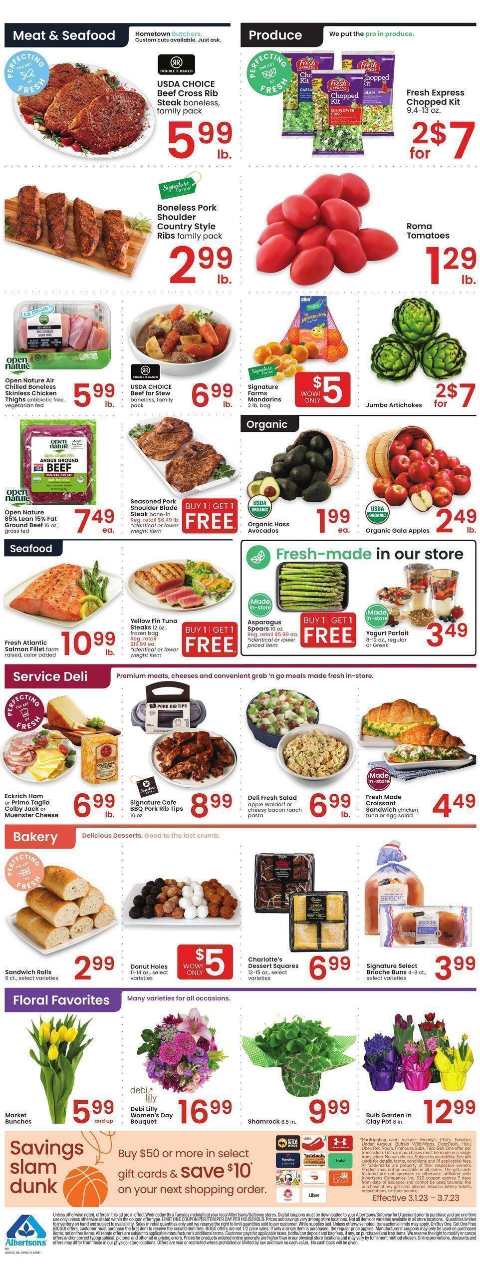 Albertsons Weekly Ad from March 1