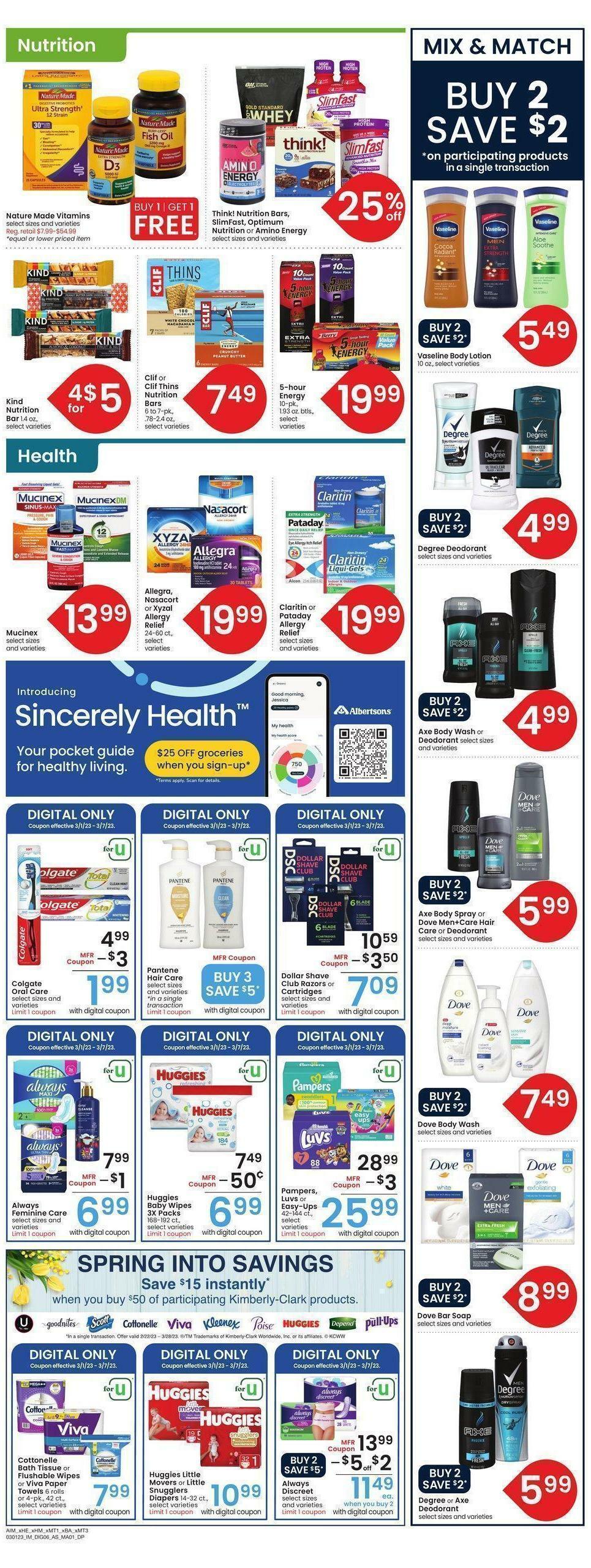 Albertsons Weekly Ad from March 1