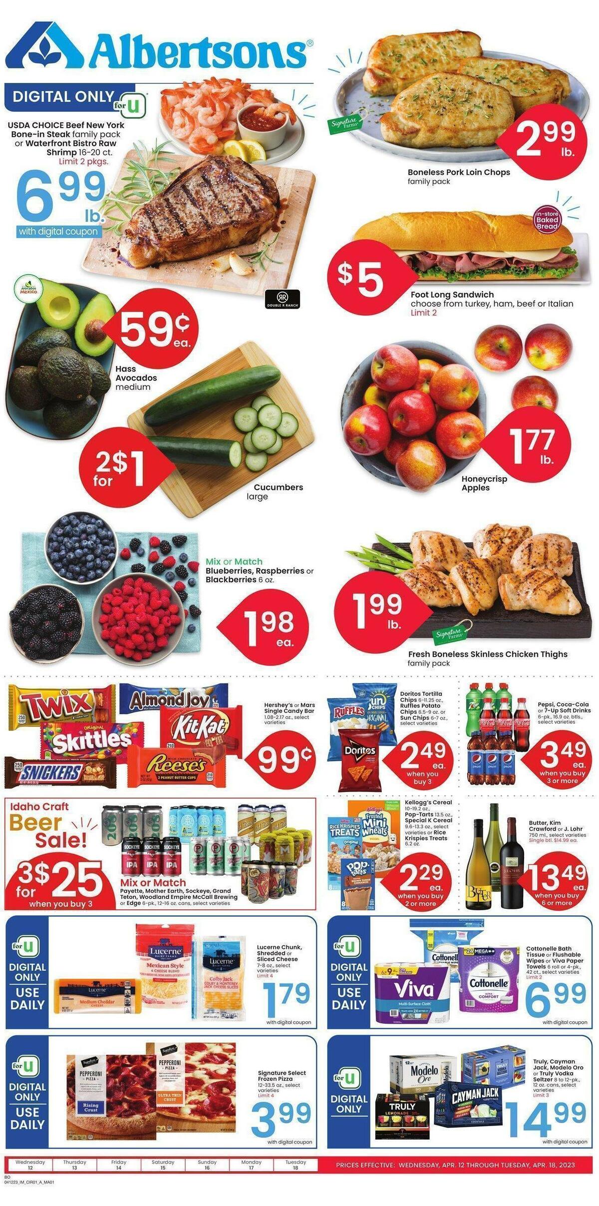 Albertsons Weekly Ad from April 12