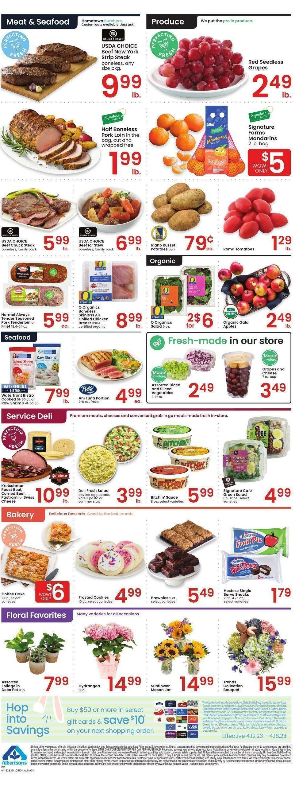 Albertsons Weekly Ad from April 12