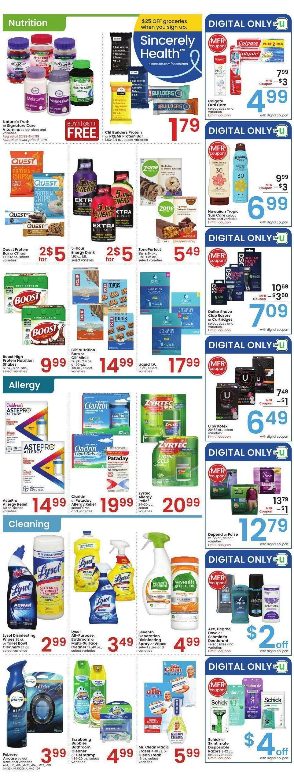 Albertsons Weekly Ad from April 12